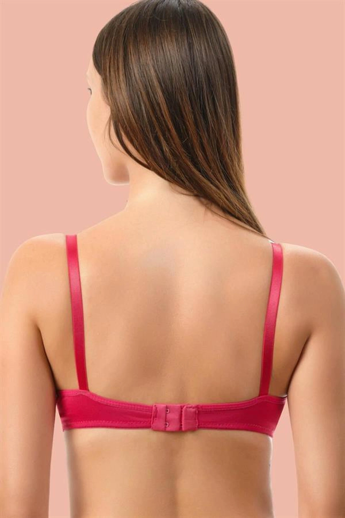 Dolgusuz Mikro Destekli Sütyen Kırmızı Renk