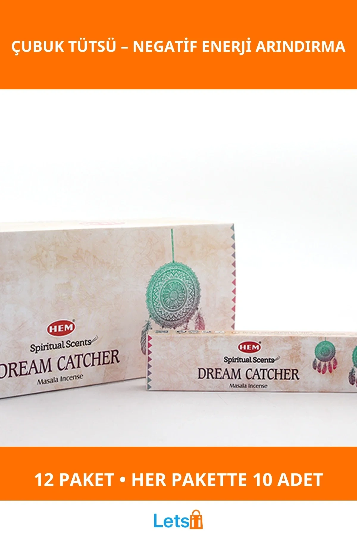 Dream Catcher Masala Aromalı Rahatlatıcı Çubuk Tütsü 12 Paket