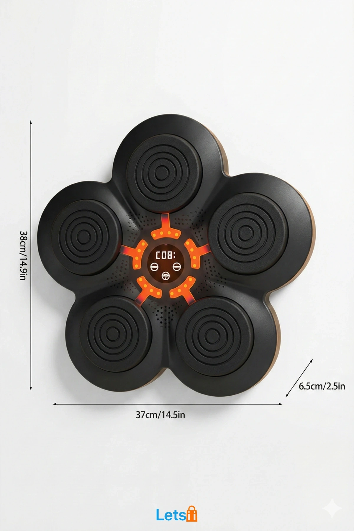 Duvara Monte Müzikli Boks Makinesi Bluetooth LED Ekran