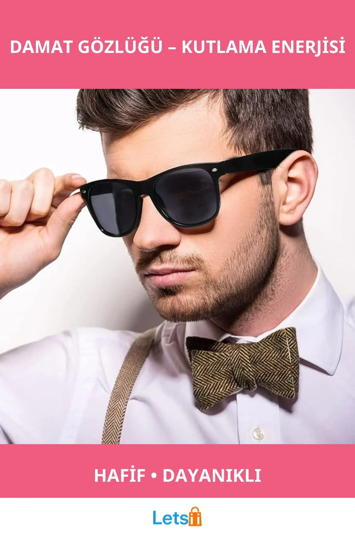 Eğlenceli Damat Gözlüğü Düğün ve Bekarlığa Veda Partisi Aksesuarı