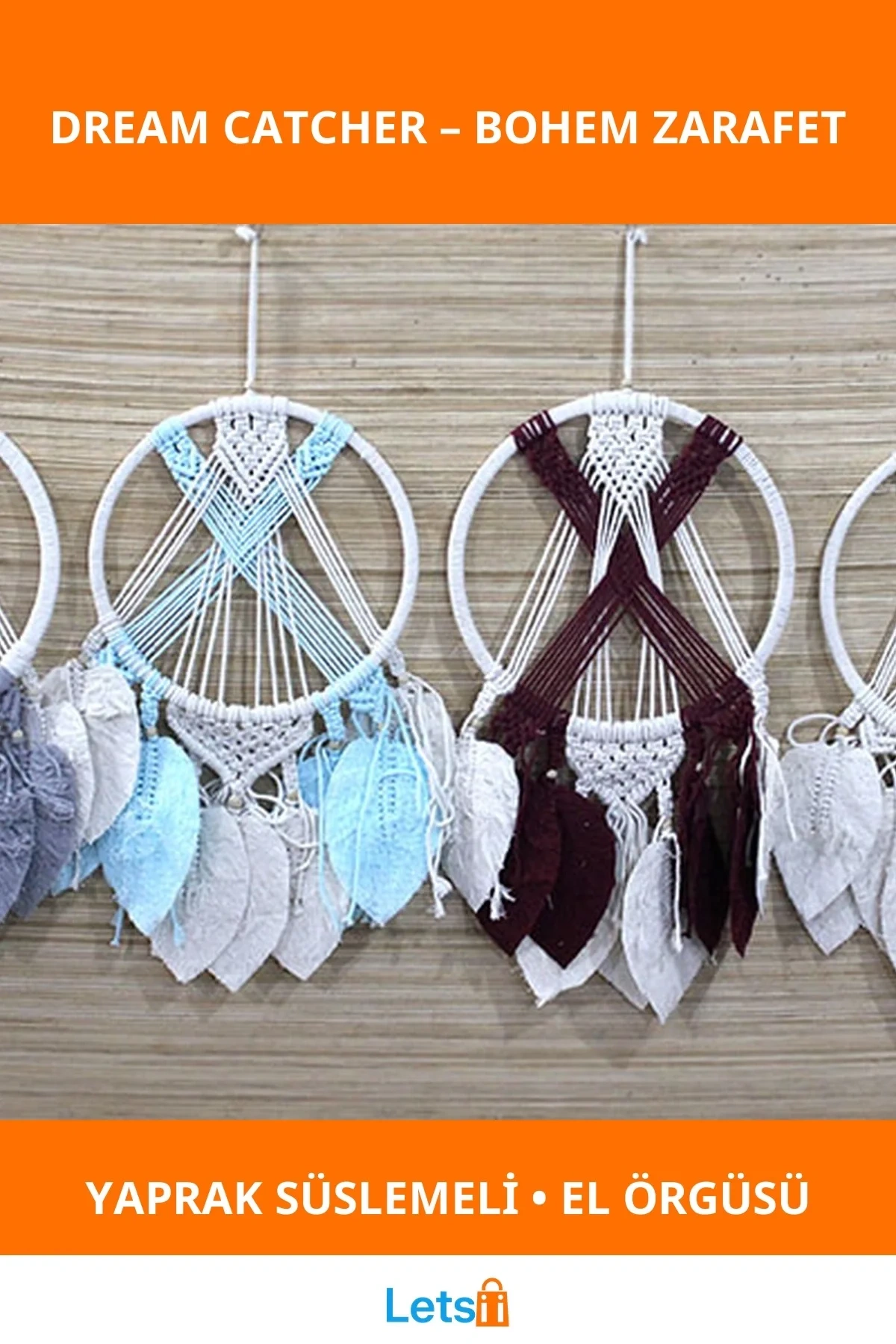 El Yapımı Bohem Rüya Kapanı Dreamcatcher 27