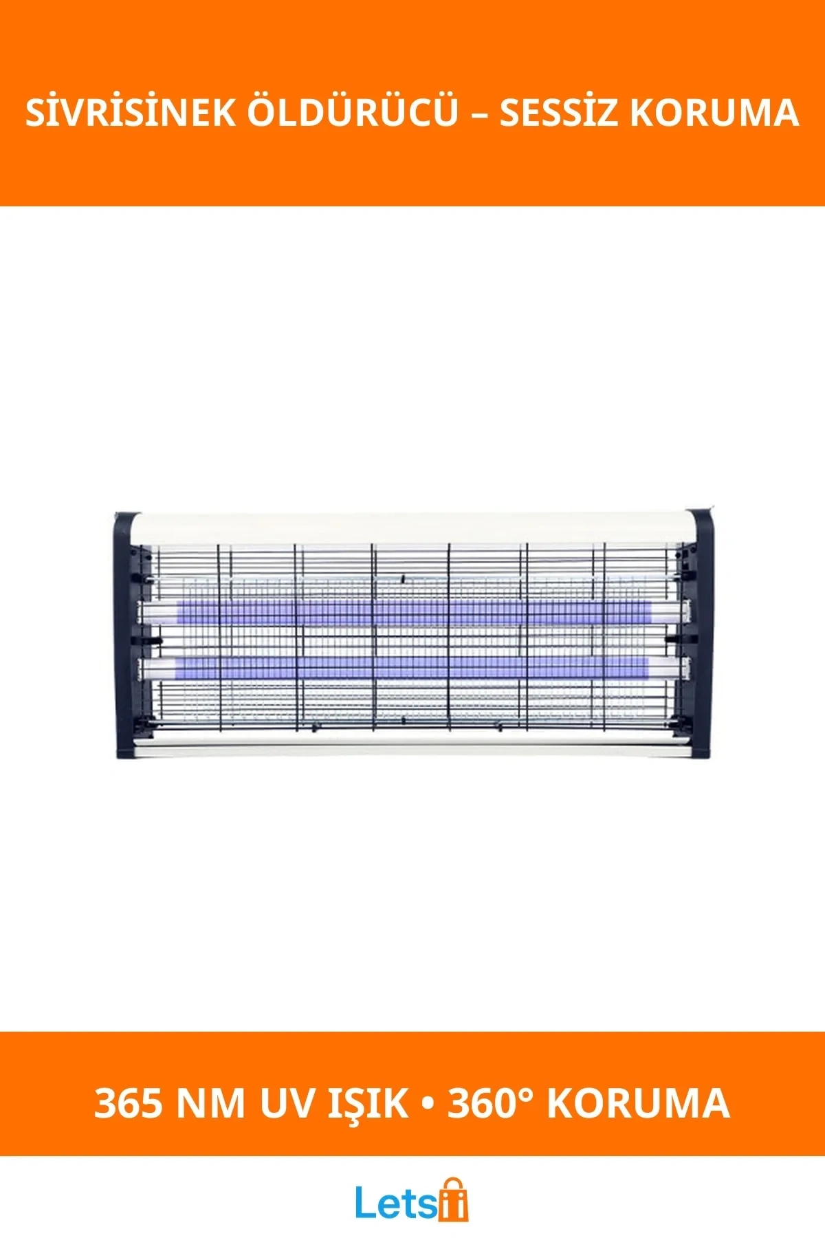 Elektrikli UV Sivrisinek Öldürücü Lamba 2200V Çekici UV Işık Teknolojisi