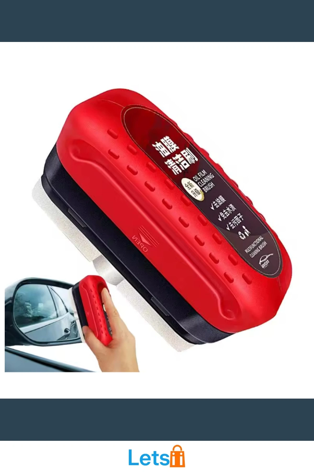 Ergonomik Araç Yağ Filmi Temizleme Süngeri