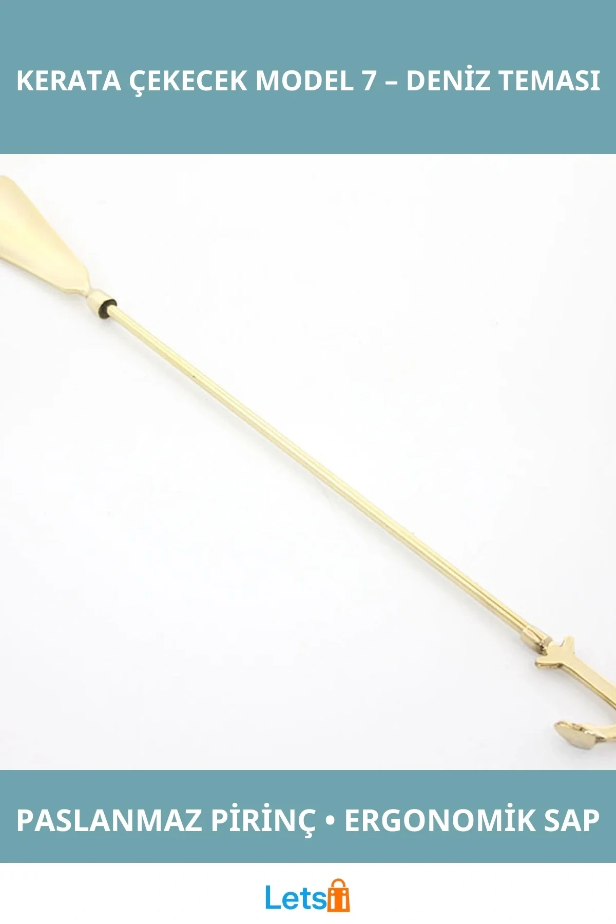 Ergonomik Pirinç Çapalı Kerata Çekecek Ayakkabı Giyme Aksesuarı