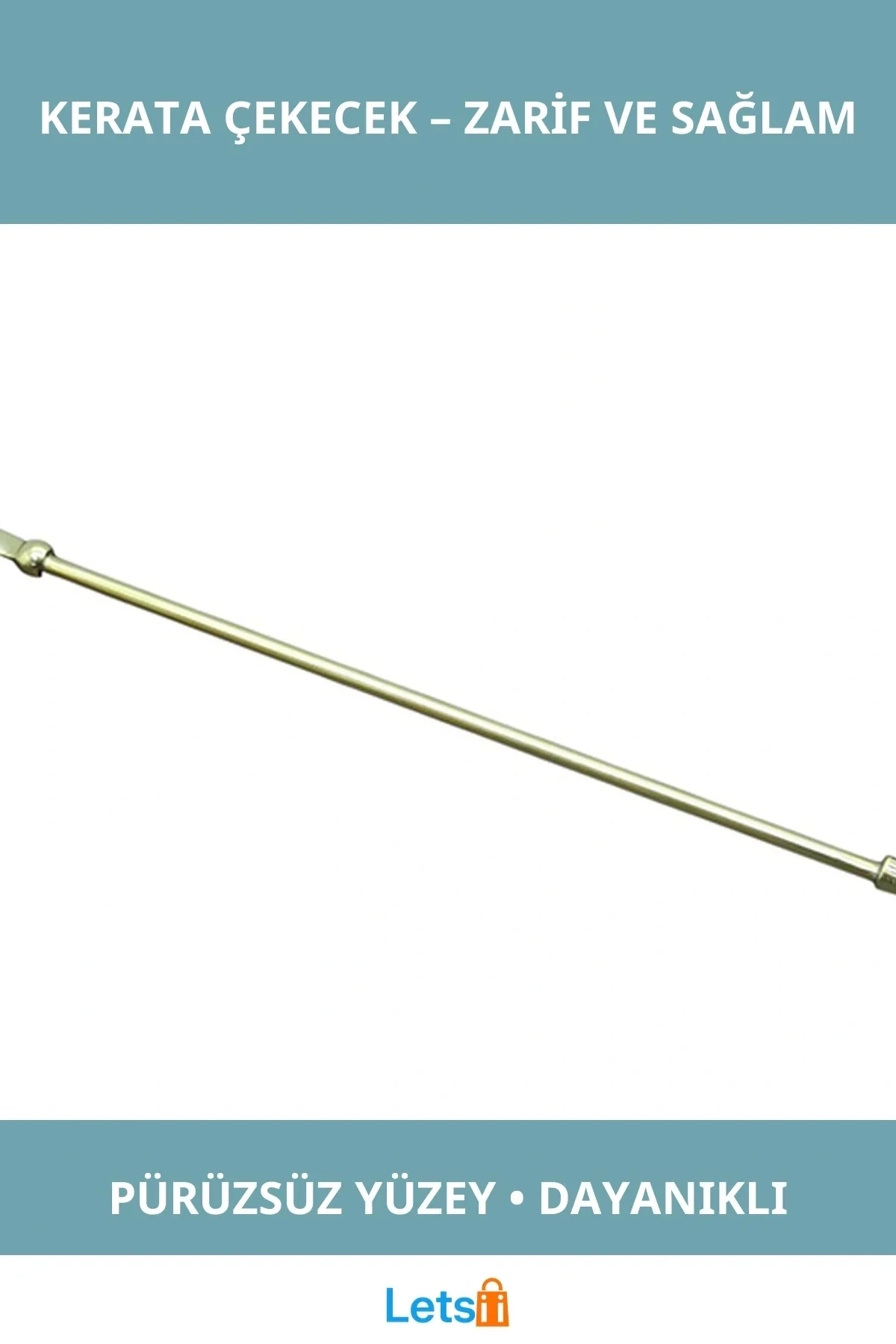 Ergonomik Pirinç Kerata Çekecek Uzun Saplı Lüks Tasarım