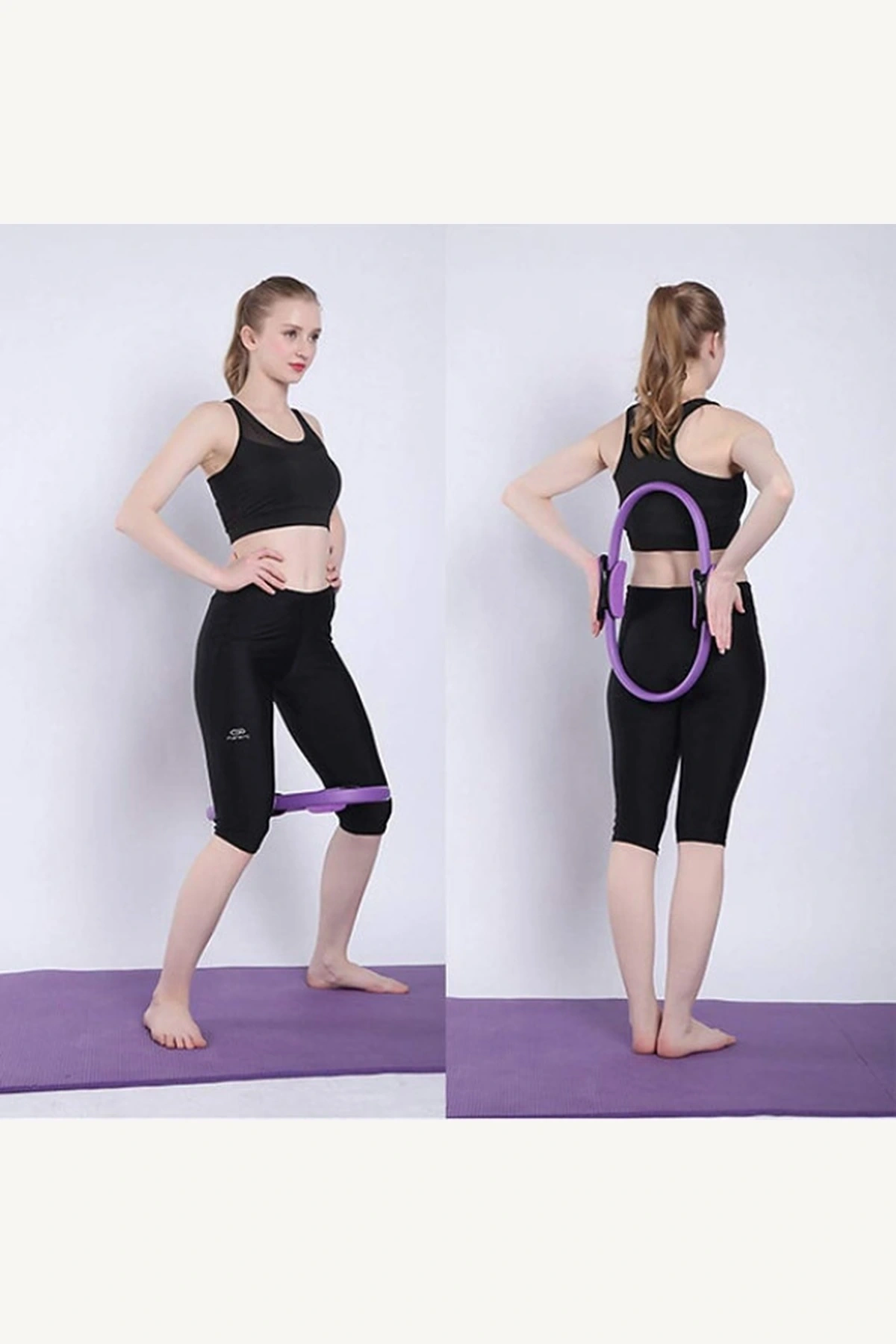 Esnek Pilates Çemberi Vücut Şekillendirme ve Kas Güçlendirme Aleti