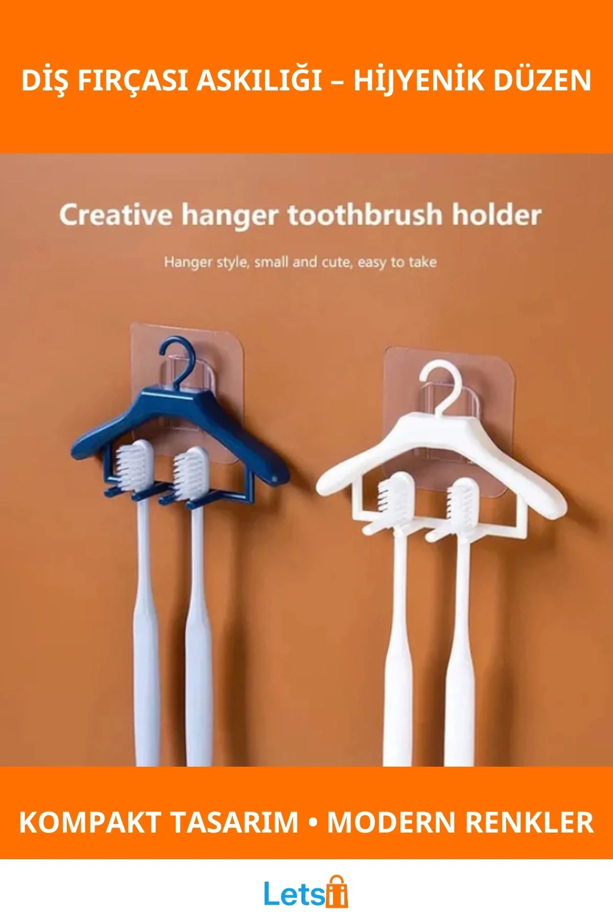 Estetik Uzun Süreli Kullanım İçin Dayanıklı Diş Fırçası Askılığı