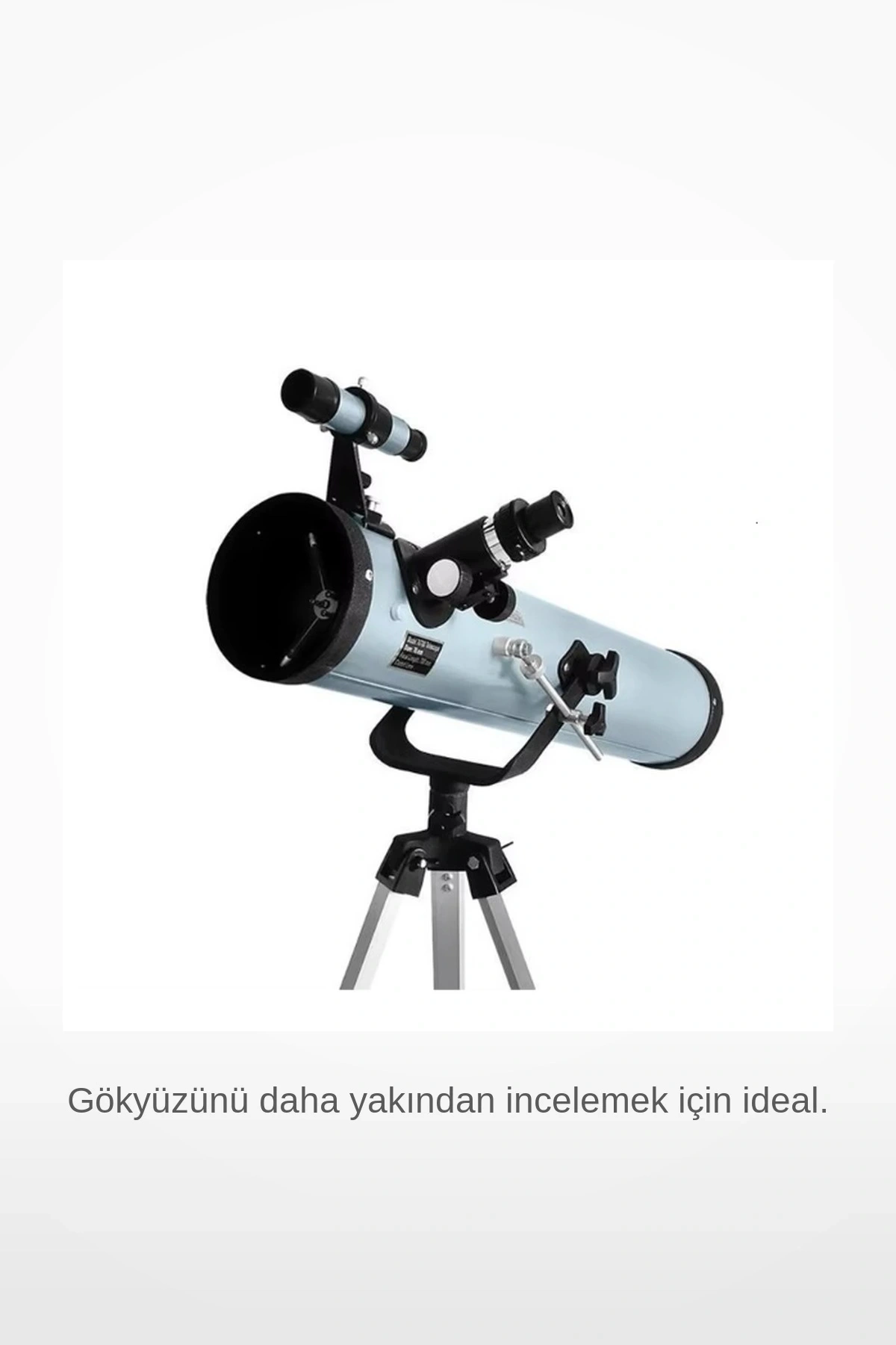 F70076 Reflektör 76mm Çap 700mm Odak Uzaklığı Barlow Lensli Astronomi Teleskop