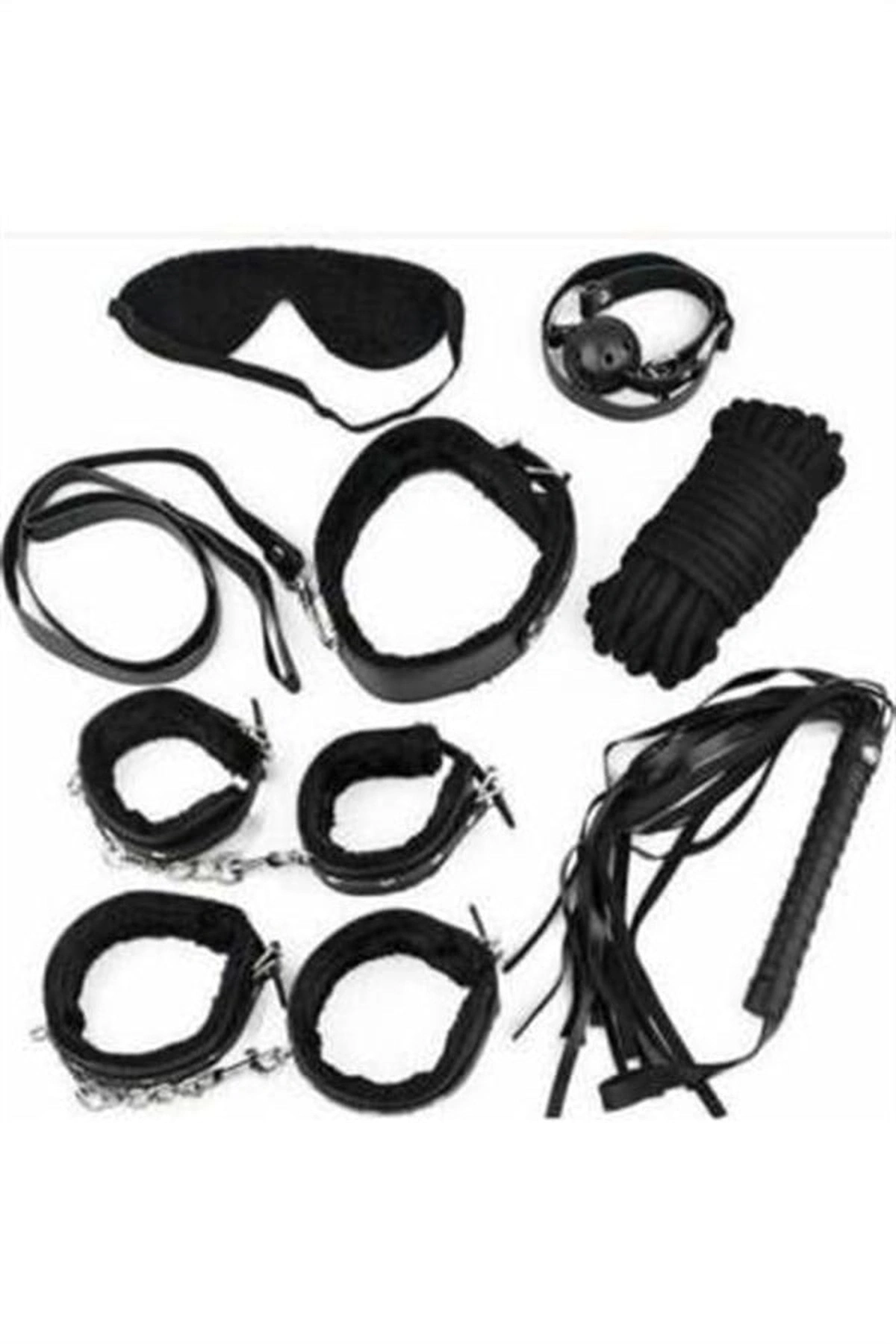 Fantezi Kelepçe Kırbaç Ve Aksesuar Seti Standart Renk