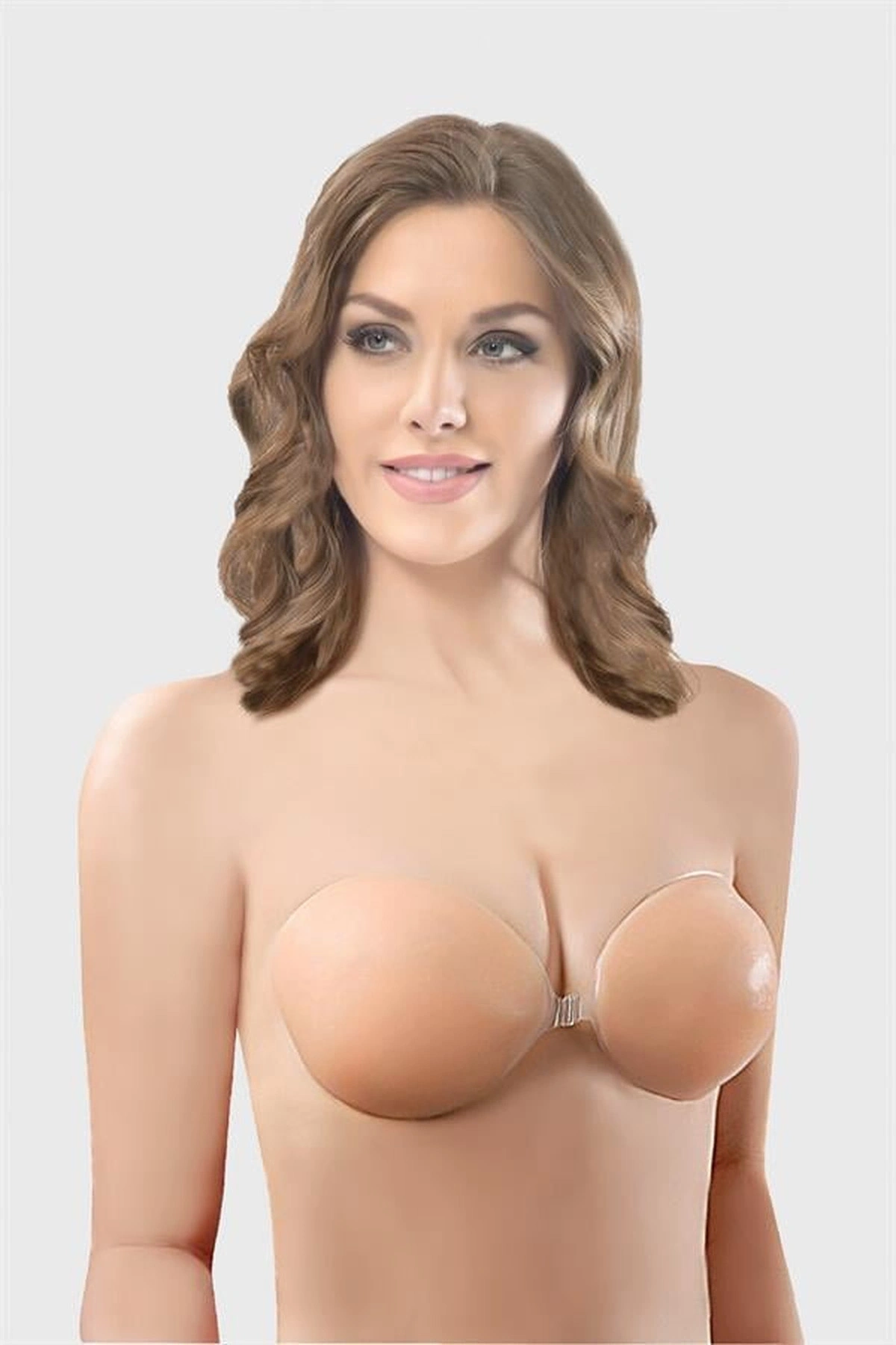 Görünmez Silikon Destekli Sütyen Ten Renk