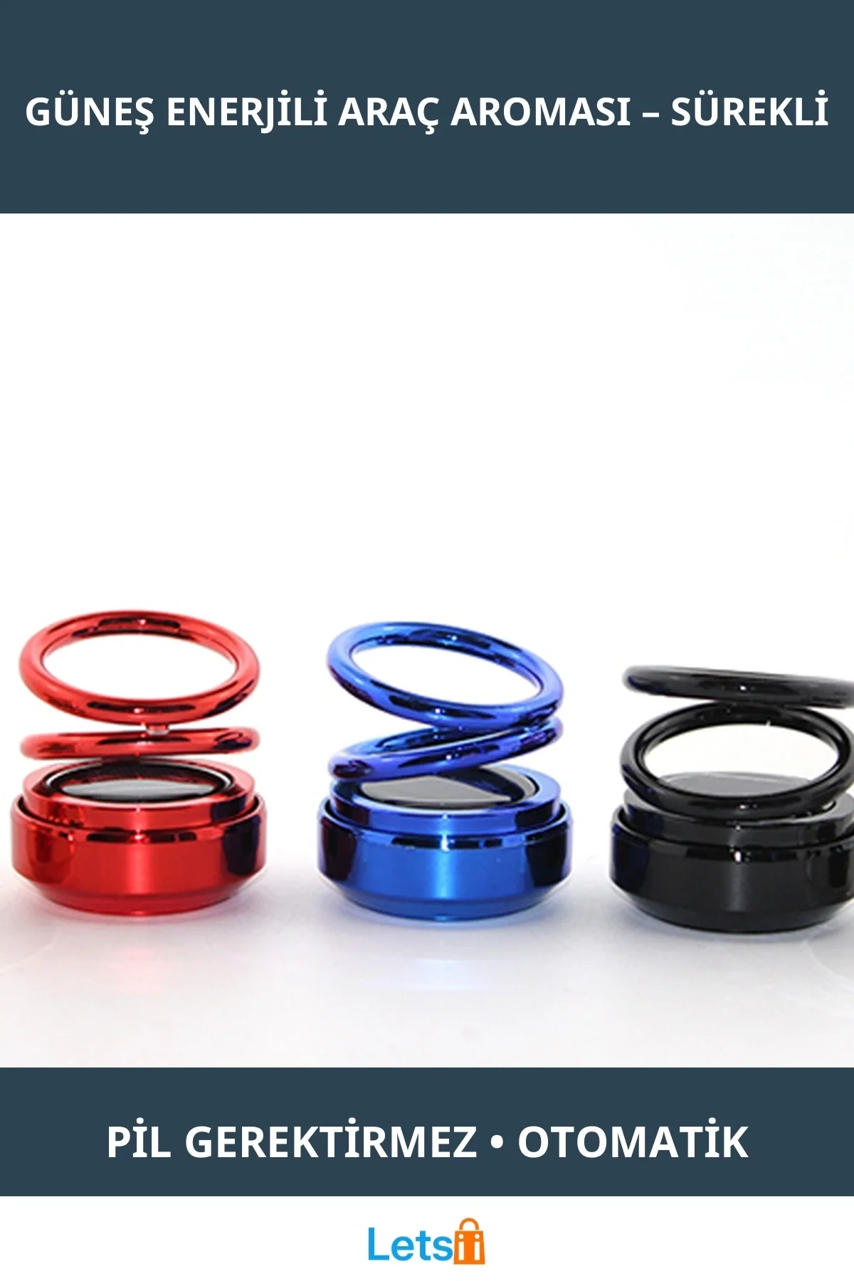 Güneş Enerjili Doğal Araç Aroması