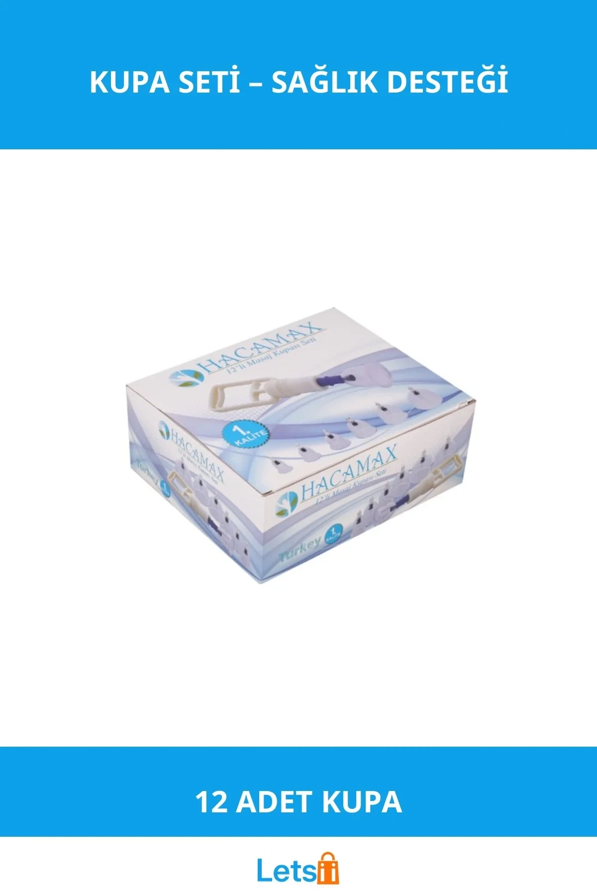 Hacamax 12 Adet Hacamat Kupa Seti ile Sağlıklı Yaşam