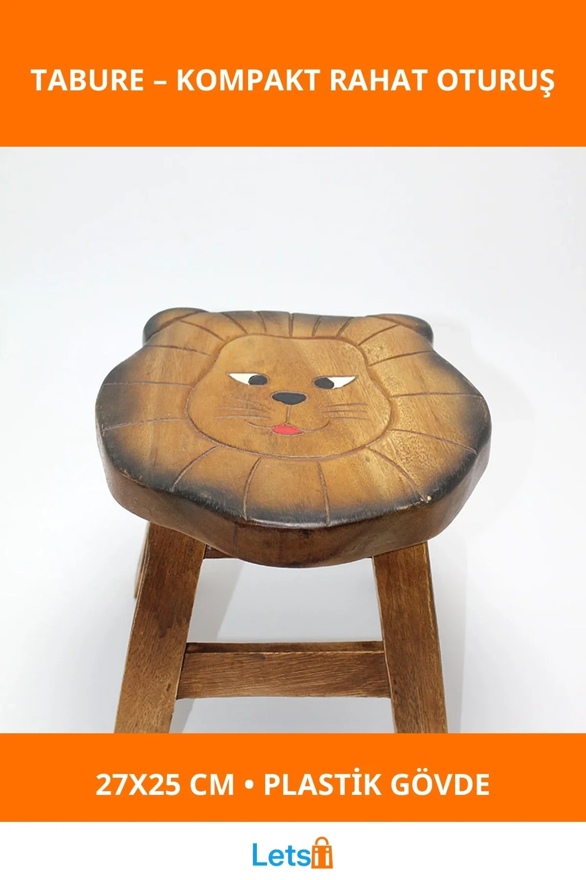 Hafif Dayanıklı Ergonomik Küçük Boy Çocuk Taburesi