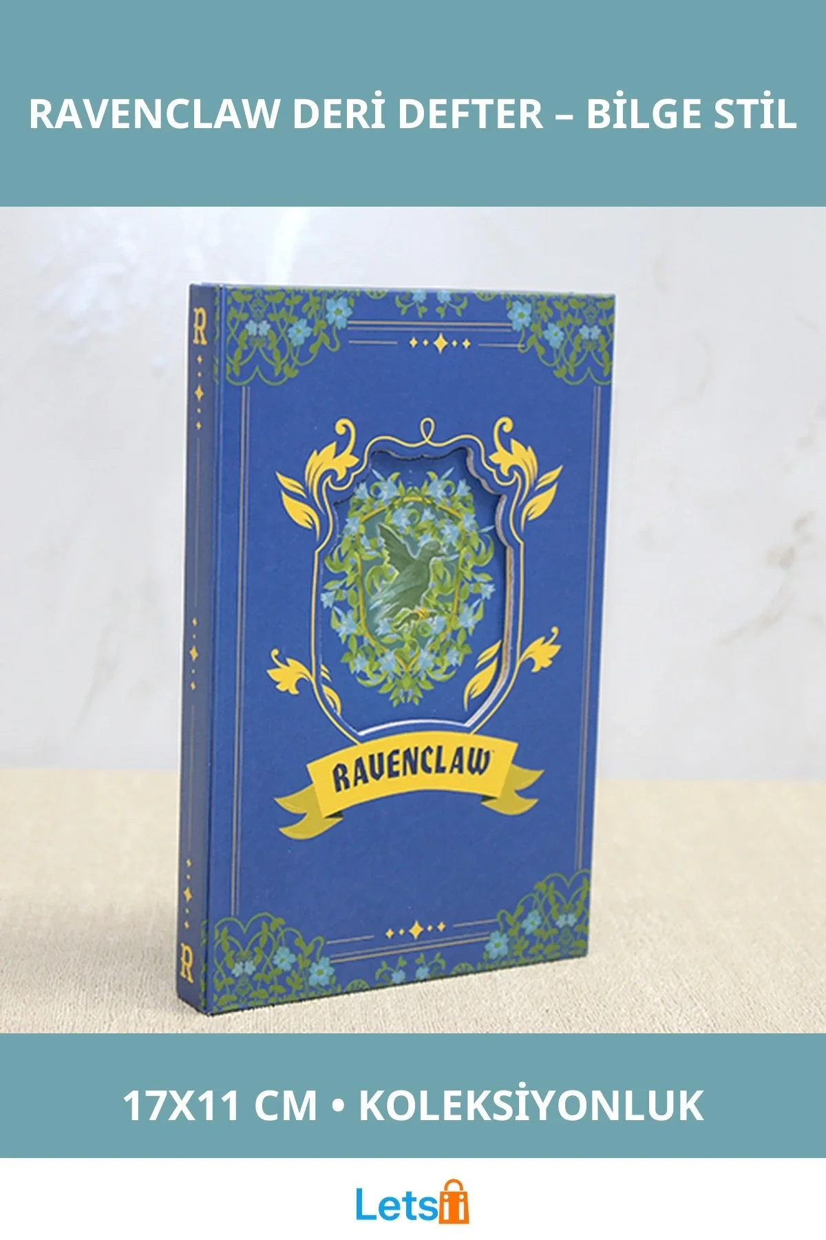 Harry Potter Ravenclaw Deri Defter 17x11 cm