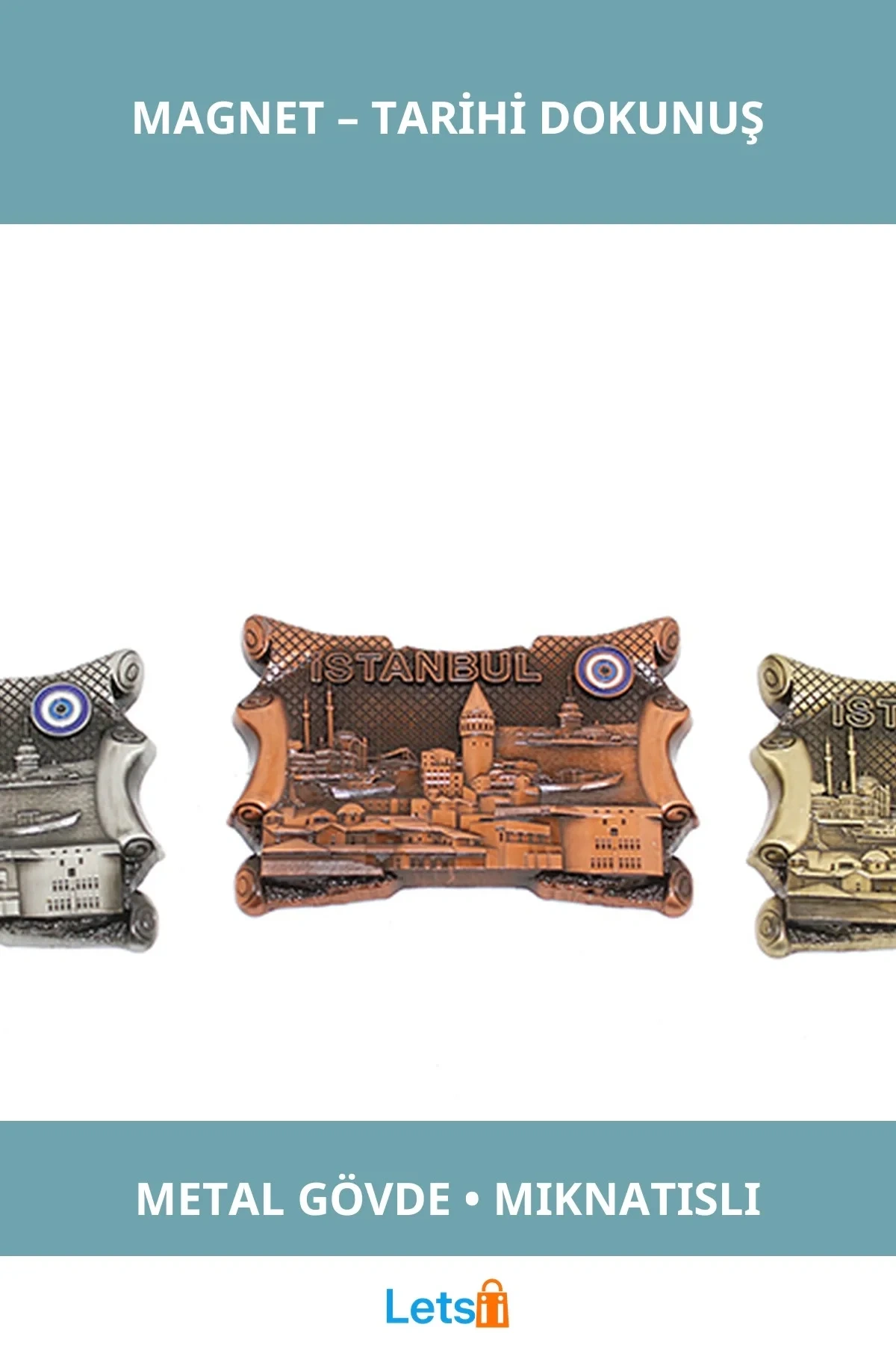 İstanbul Yöresel Magnet Dayanıklı Metal 1 Adet