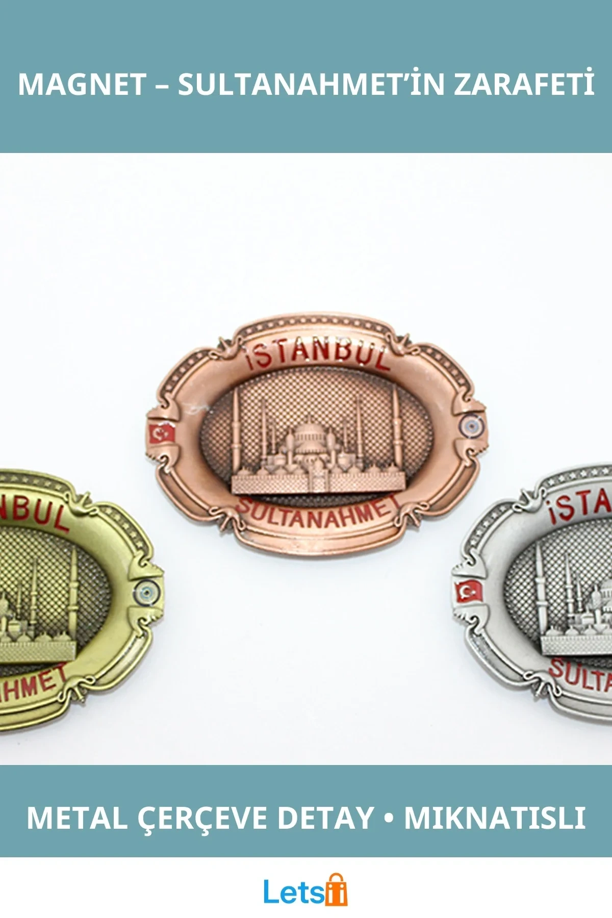 İstanbul Yöresel Sultanahmet Figürlü Magnet Dekoratif 1 Adet