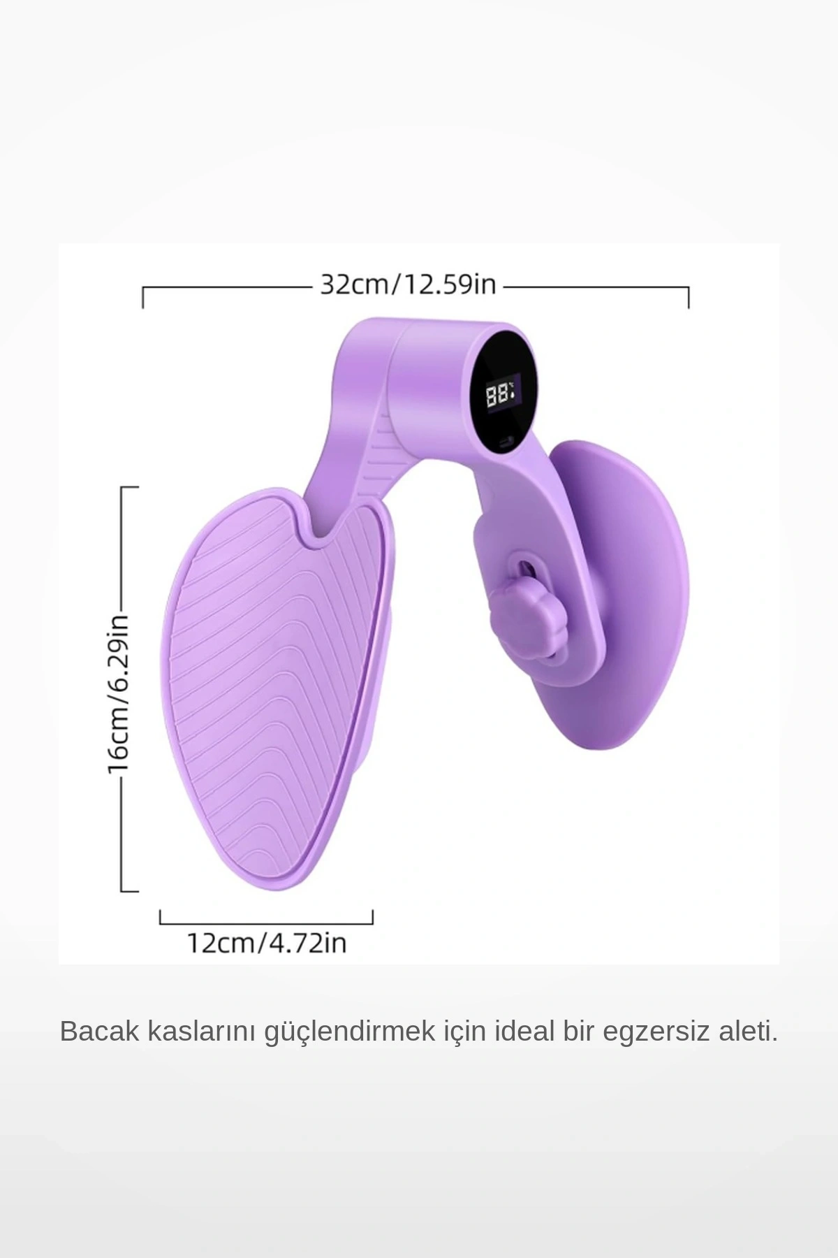 Kadın Pelvik Taban İç Uyluk Kalça Kası Sayaçlı Ayarlanabilir Basınç Egzersiz Aleti