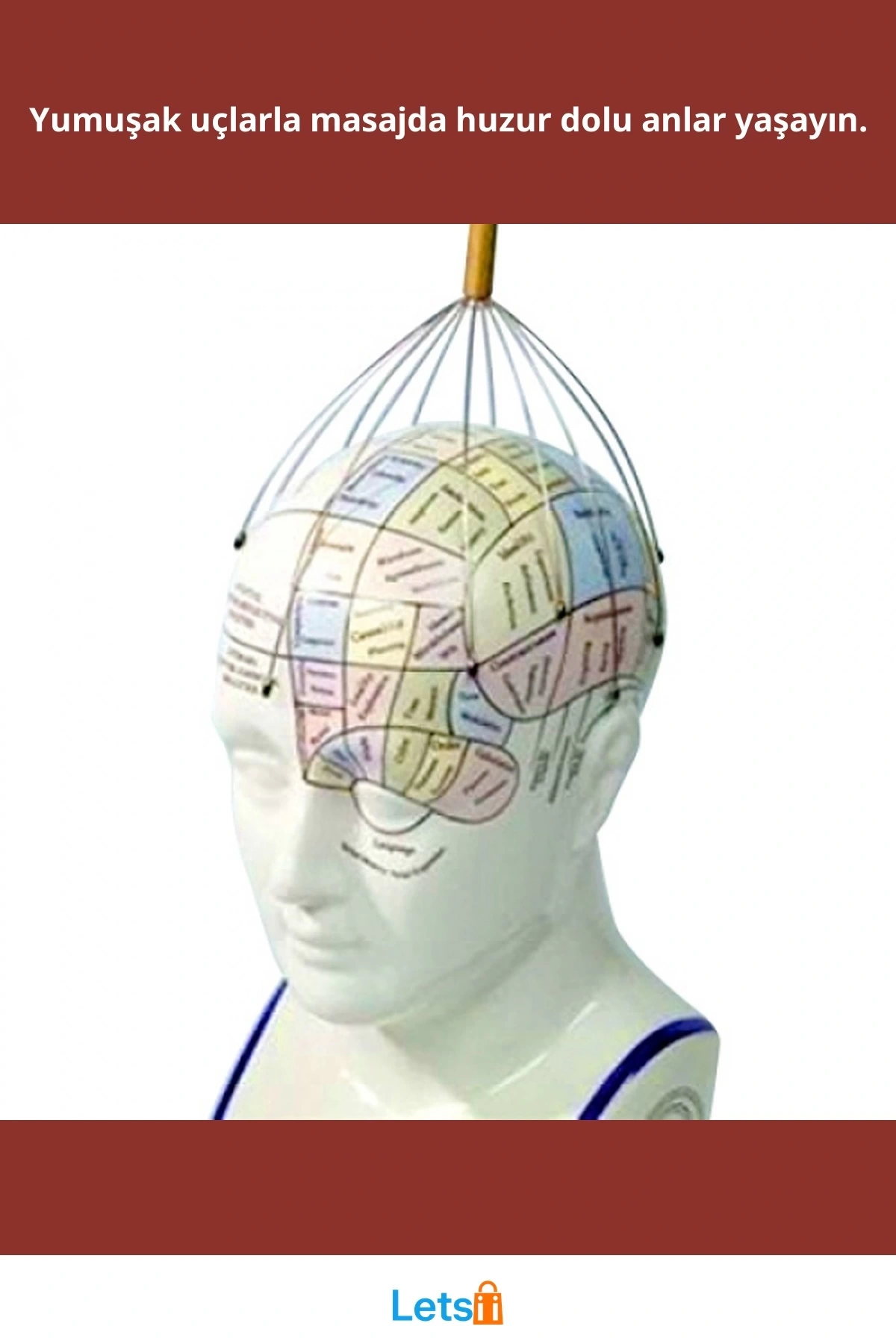 Kafa Masaj Aleti Saç Dökülmesini Önleyici