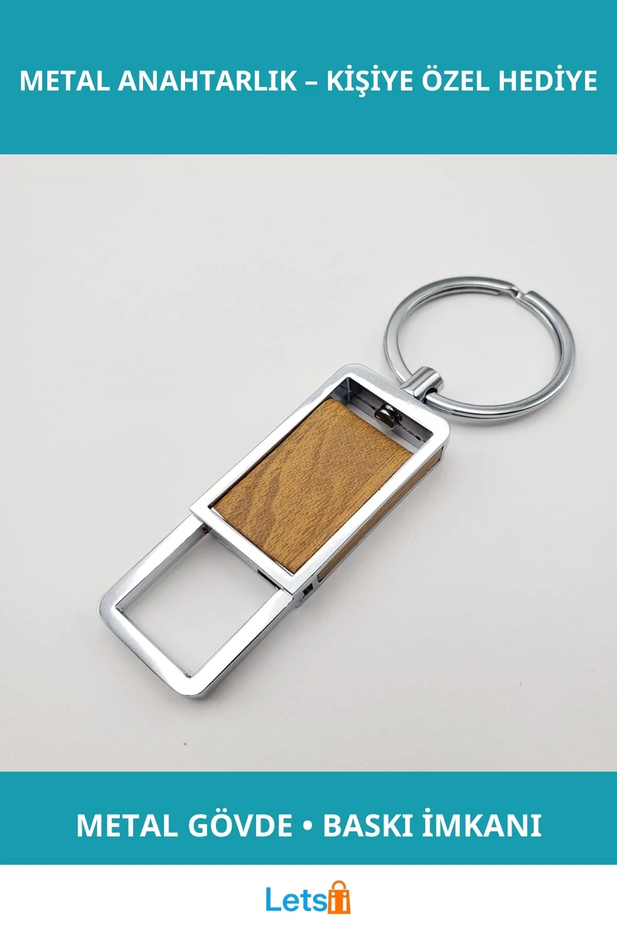 Kişiye Özel Metal Promosyon Anahtarlık 10 cm