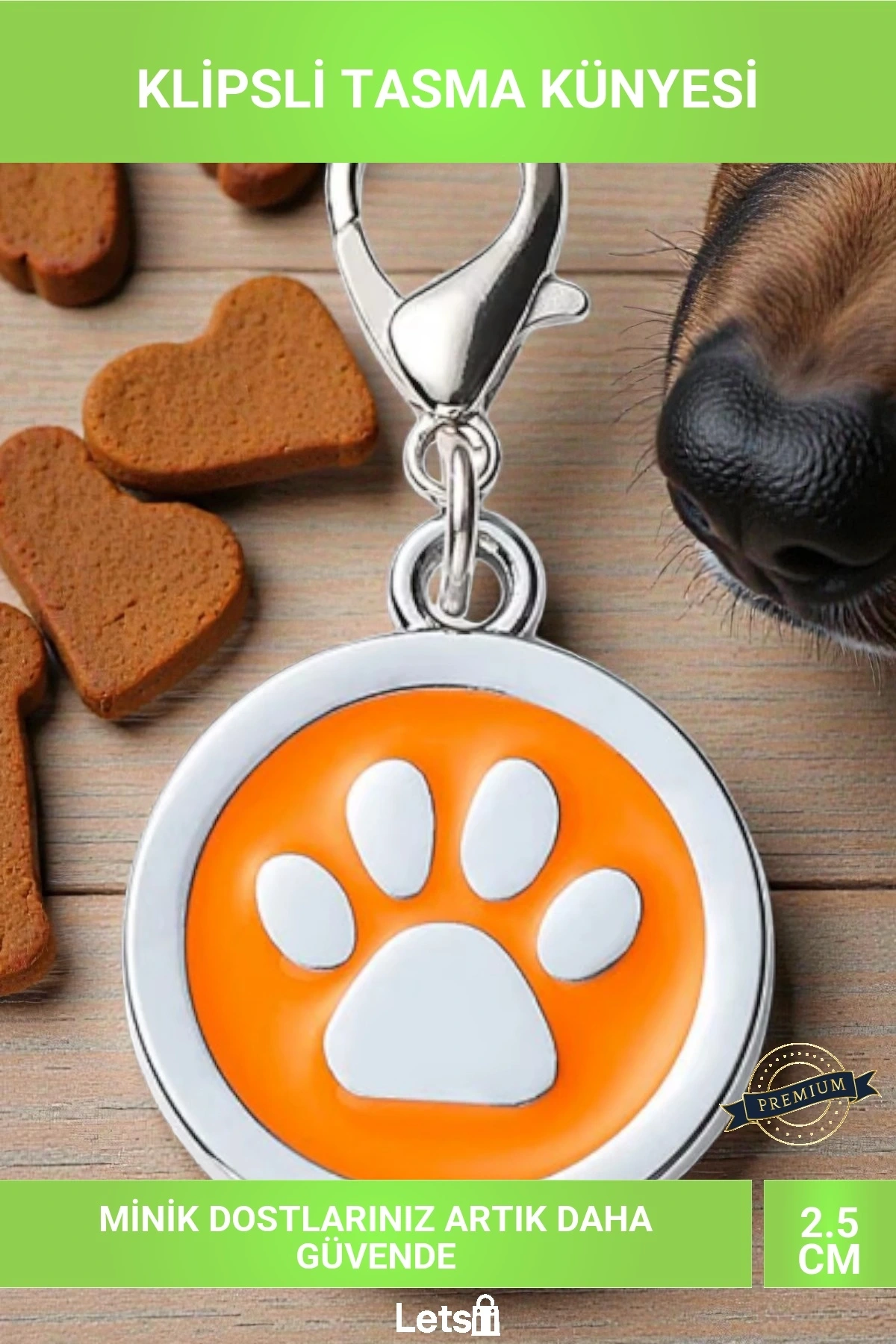 Klipsli Evcil Hayvan Tasma Künyesi İsim Yazılabilir Köpek Kedi Künyesi