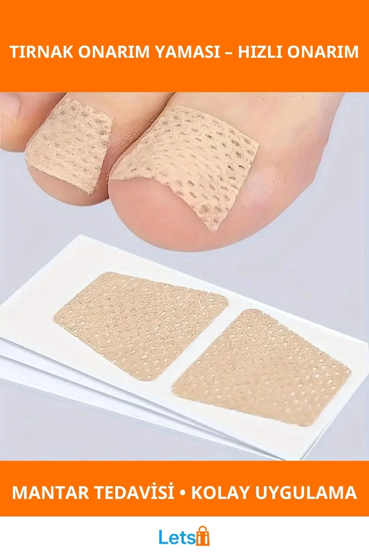 Kolay Uygulanabilir Ayak Tırnağı Onarım Yaması Mantar Tedavisi