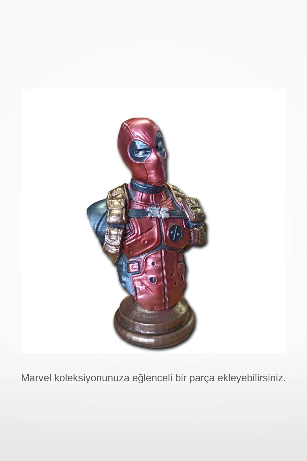 Küçük Boy Polyester Deadpool Figür Koleksiyonluk Marvel Karakter Figürü