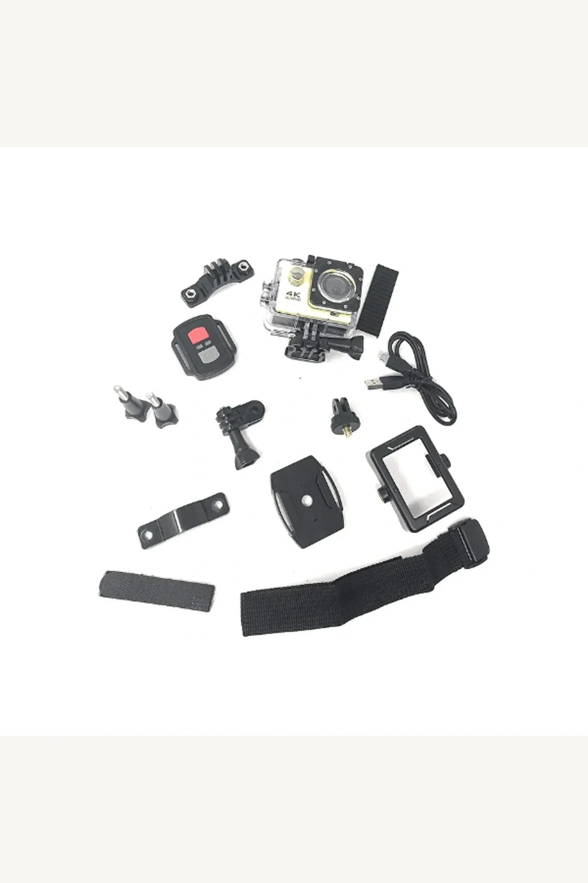 Kumandalı 4K Ultra HD Wi Fi 30m Su Geçirmez 170° Geniş Açılı Aksiyon Kamerası