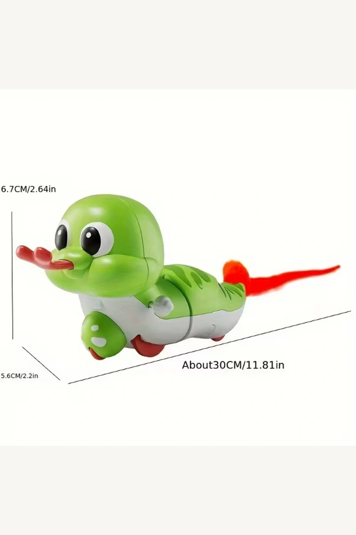 Kurmalı Hareketli Kedi Oyuncağı Salyangoz Tüylü Kuyruk