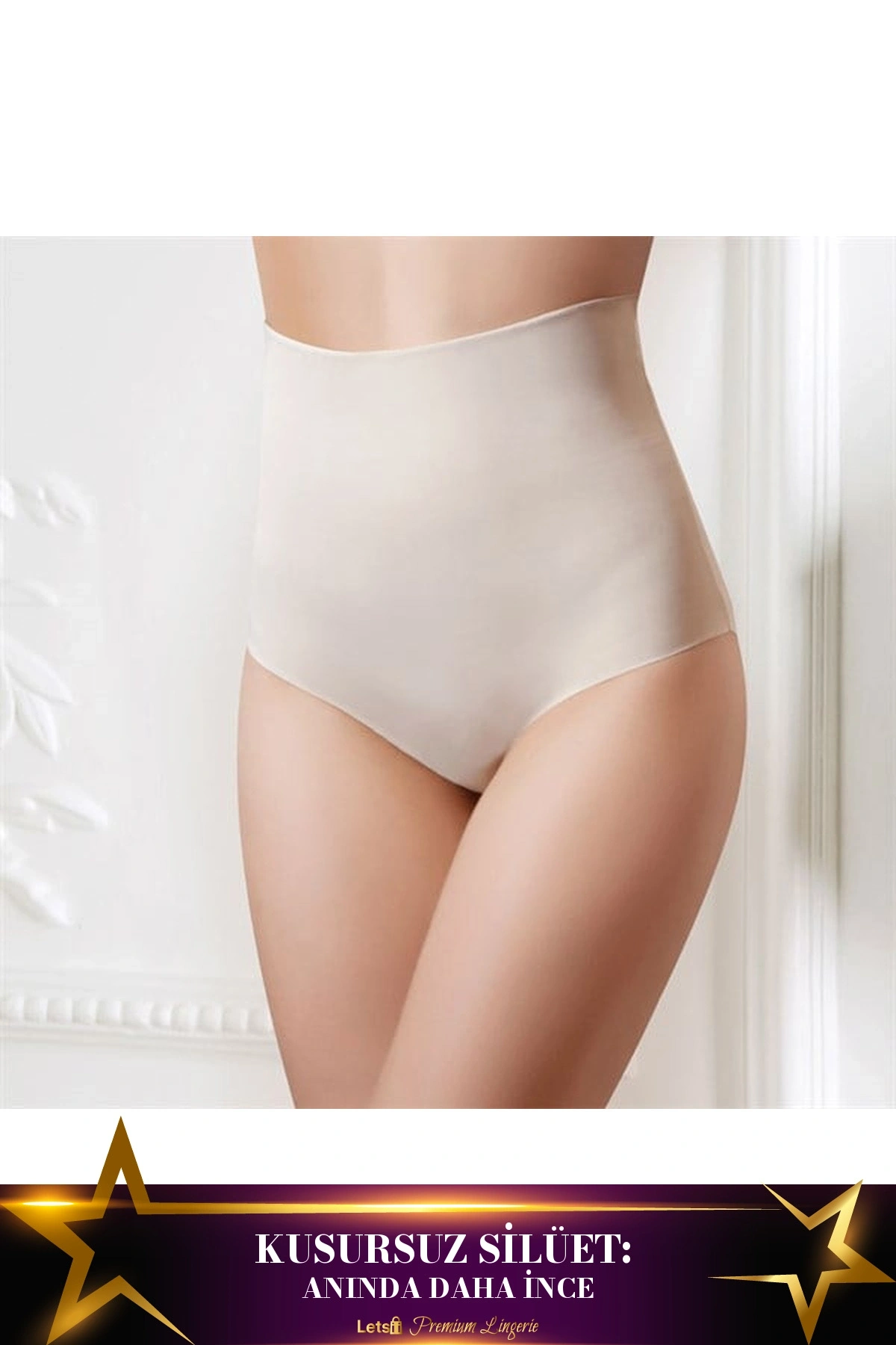 Lazer Kesim Göbek Toparlayıcı Slip Külot Ten Renk