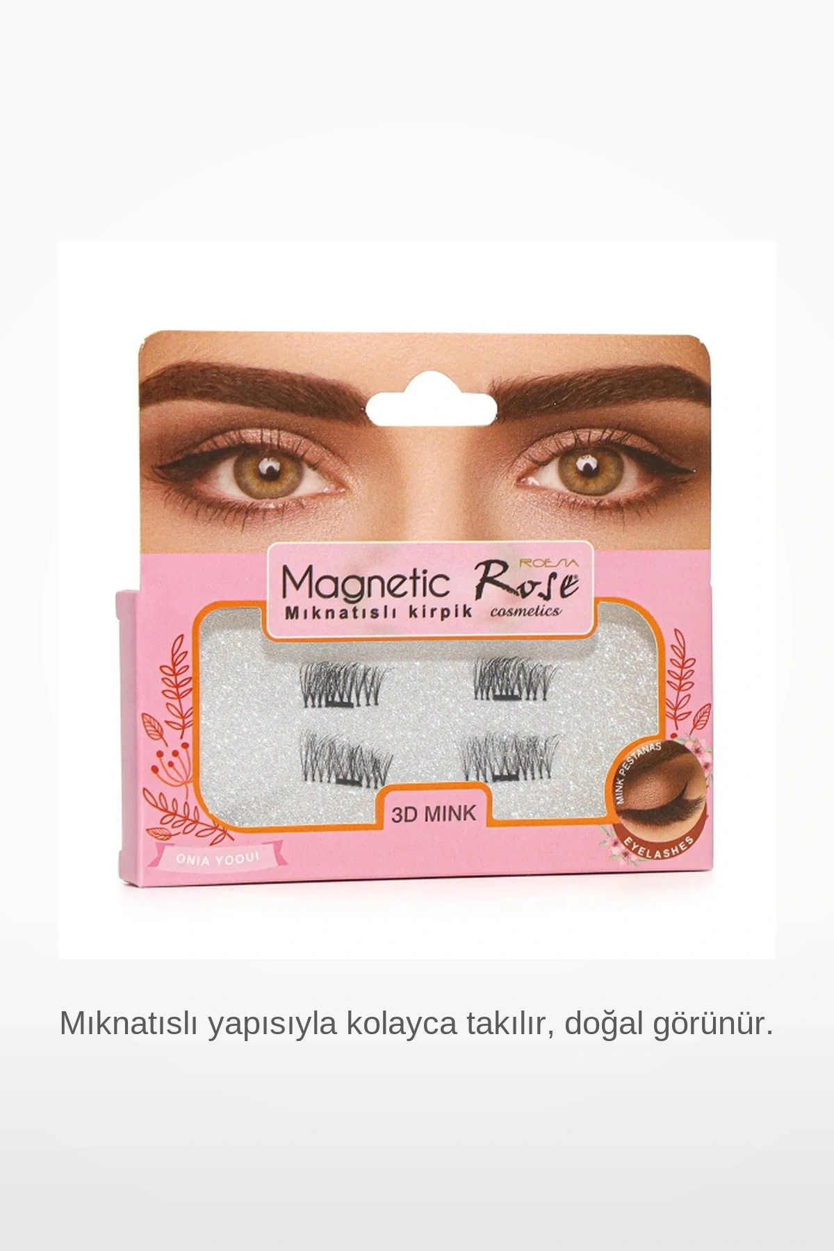 Manyetik Kolay Takılabilir Doğal Görünümlü Takma Kirpik