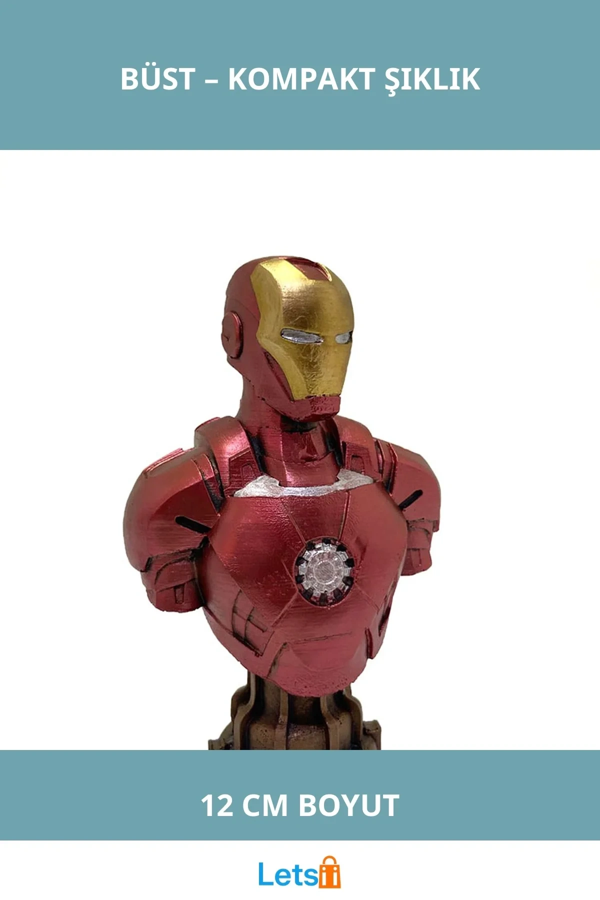 Marvel Iron Man Büst Küçük Boy 12 cm