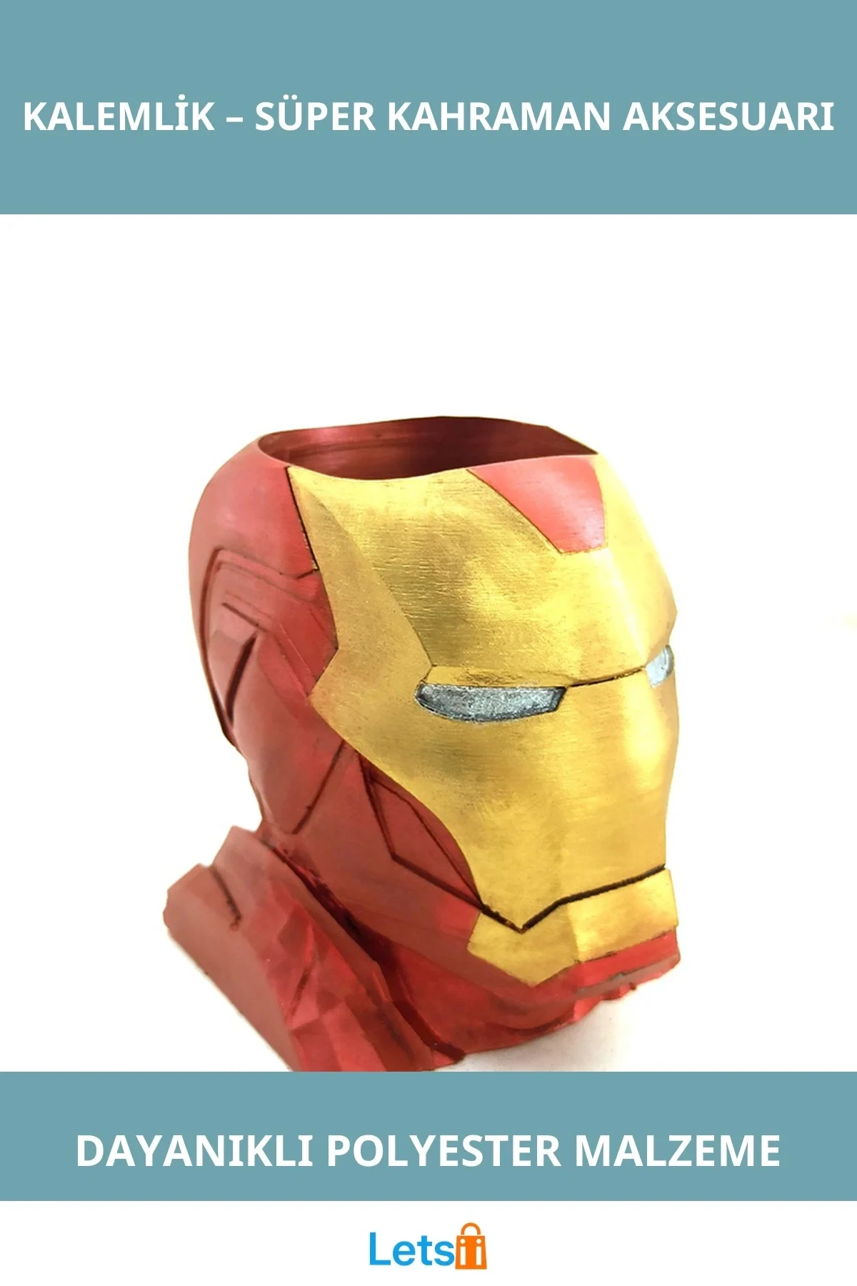 Marvel Iron Man Tasarımlı Polyester Kalemlik