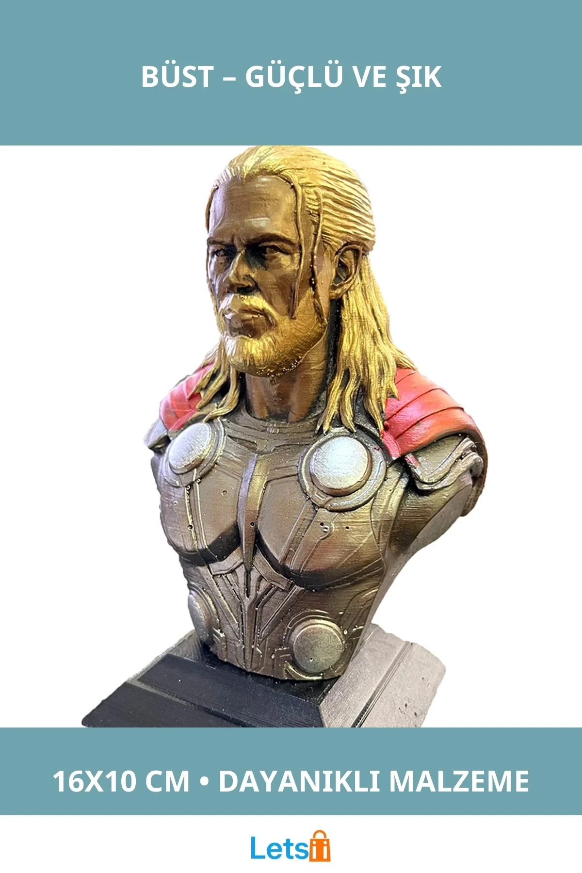 Marvel Thor Büst 16x10 cm Detaylı Figür