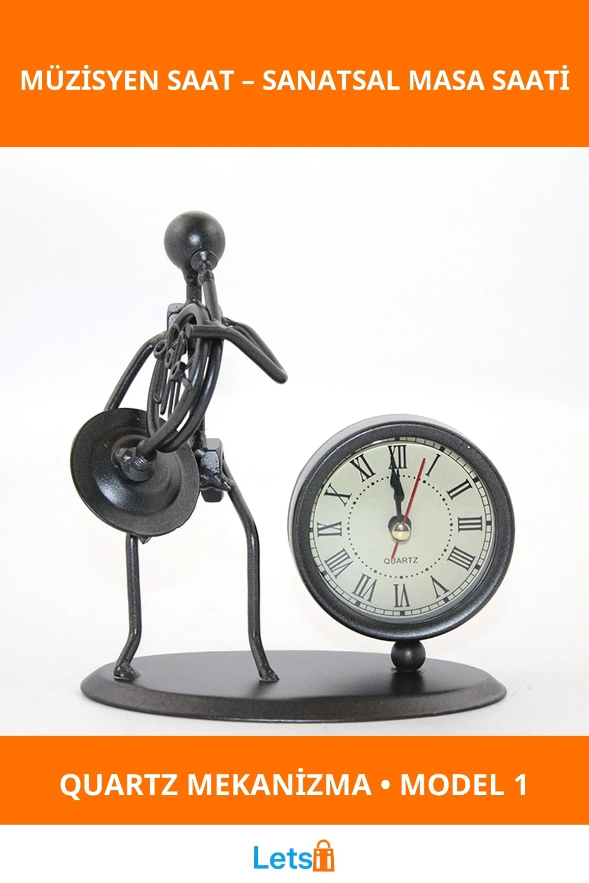 Metal Müzisyen Tasarımlı Şık Saat