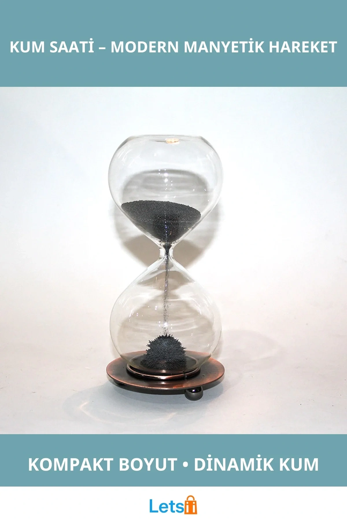 Mıknatıslı Kum Saati Modern Dekoratif Aksesuar