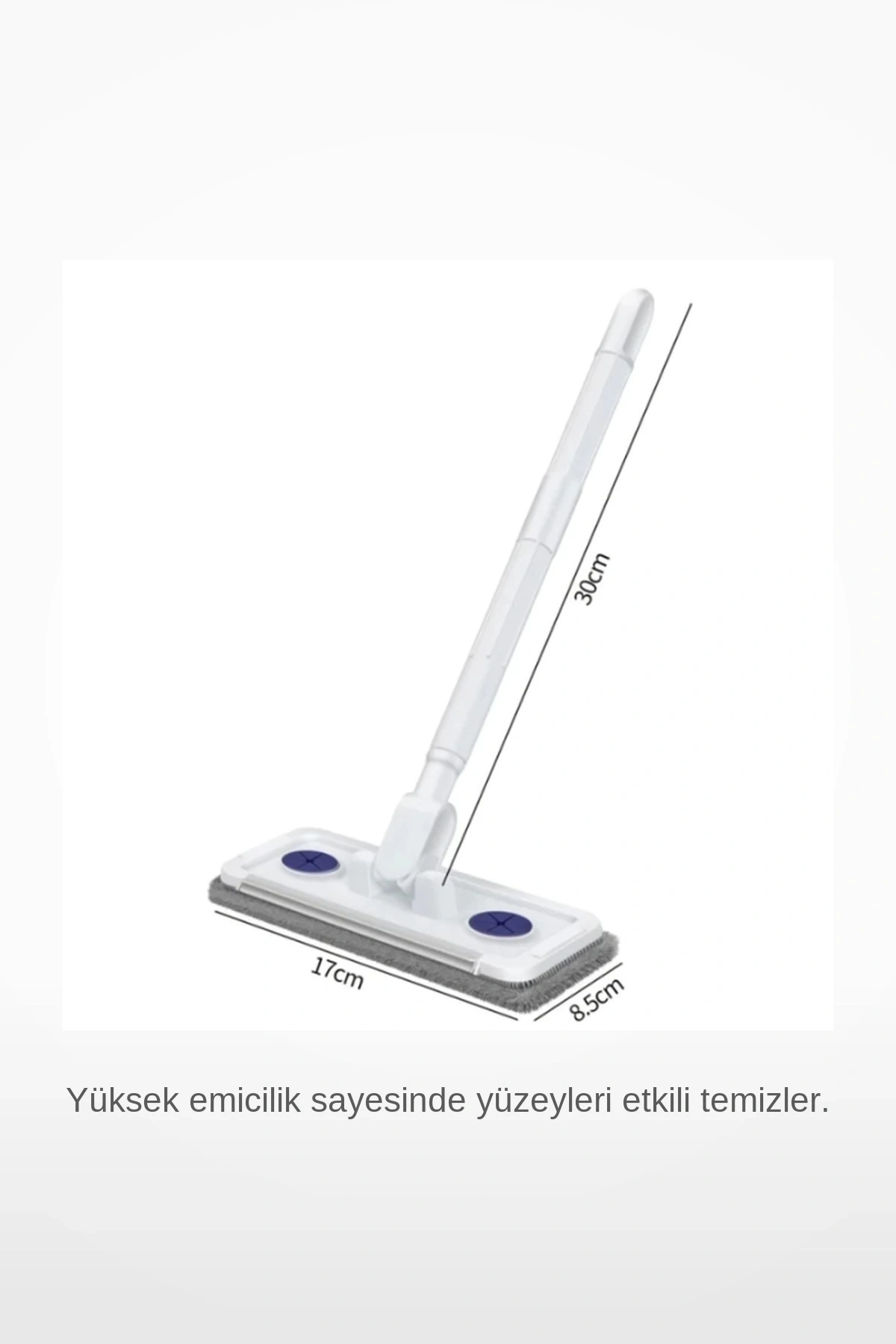 Mikrofiber Bezli Pratik Islak Kuru Deterjan Hazneli Çok Yönlü Mop Paspas