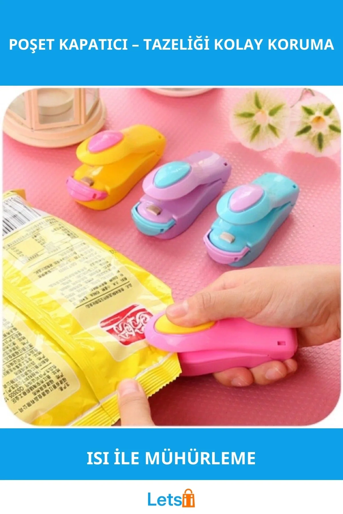 Mini Poşet Kapatıcı Isıtıcı Taze Tutucu