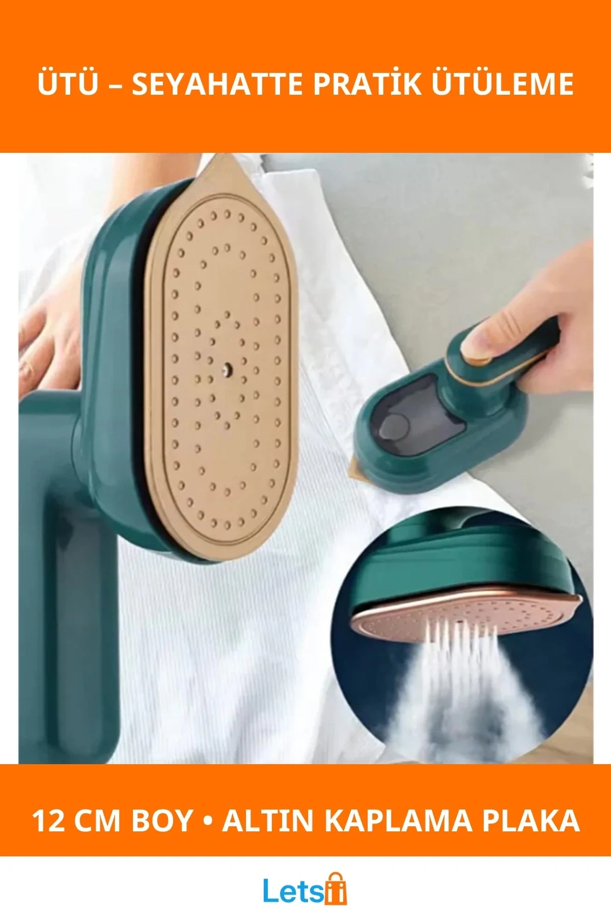 Mini Seyahat Tipi Ütü Kompakt Güçlü Taşınabilir 130°C