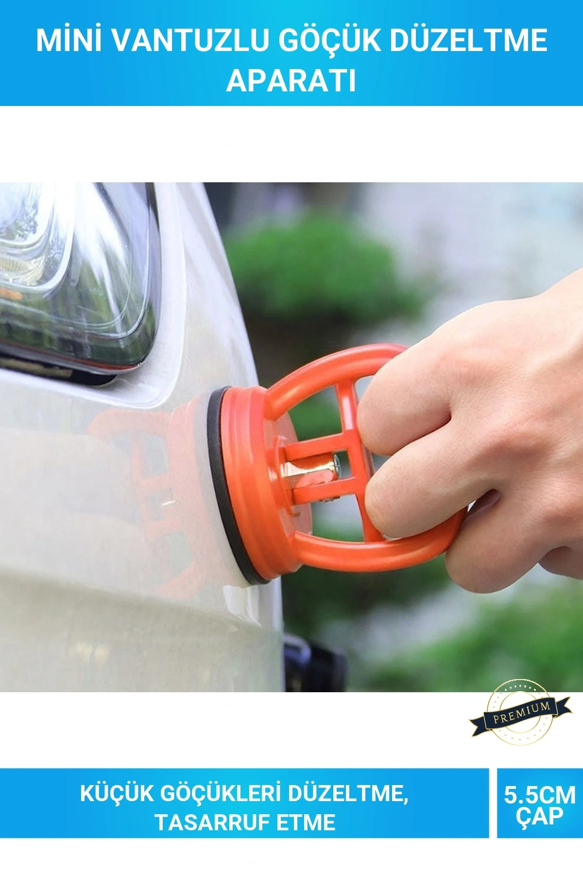 Mini Vantuzlu Araç Göçük Düzeltme Aparatı 5.5cm Çapında