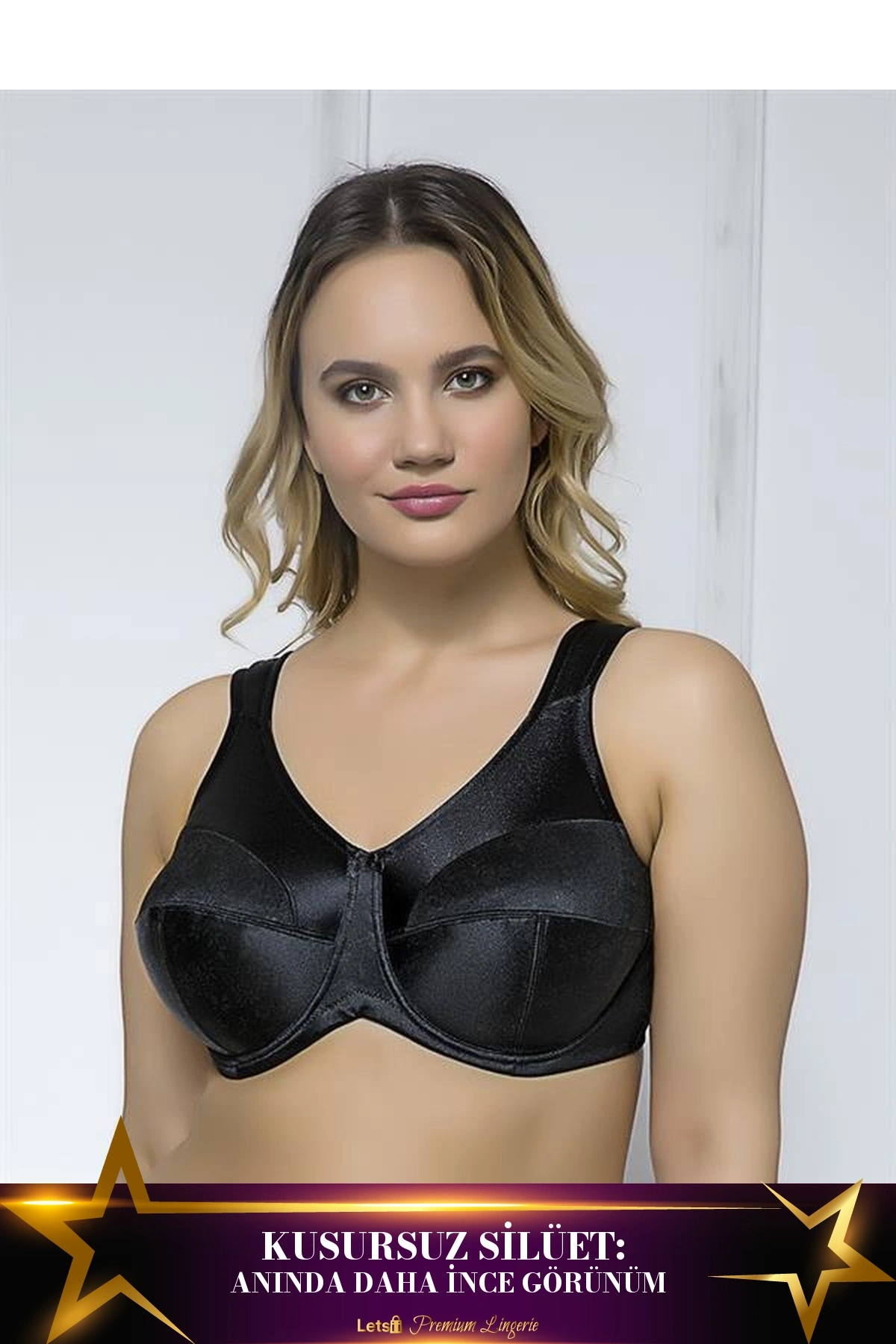 Minimizer Toparlayıcı 2 Küçülten Sütyen Siyah Renk