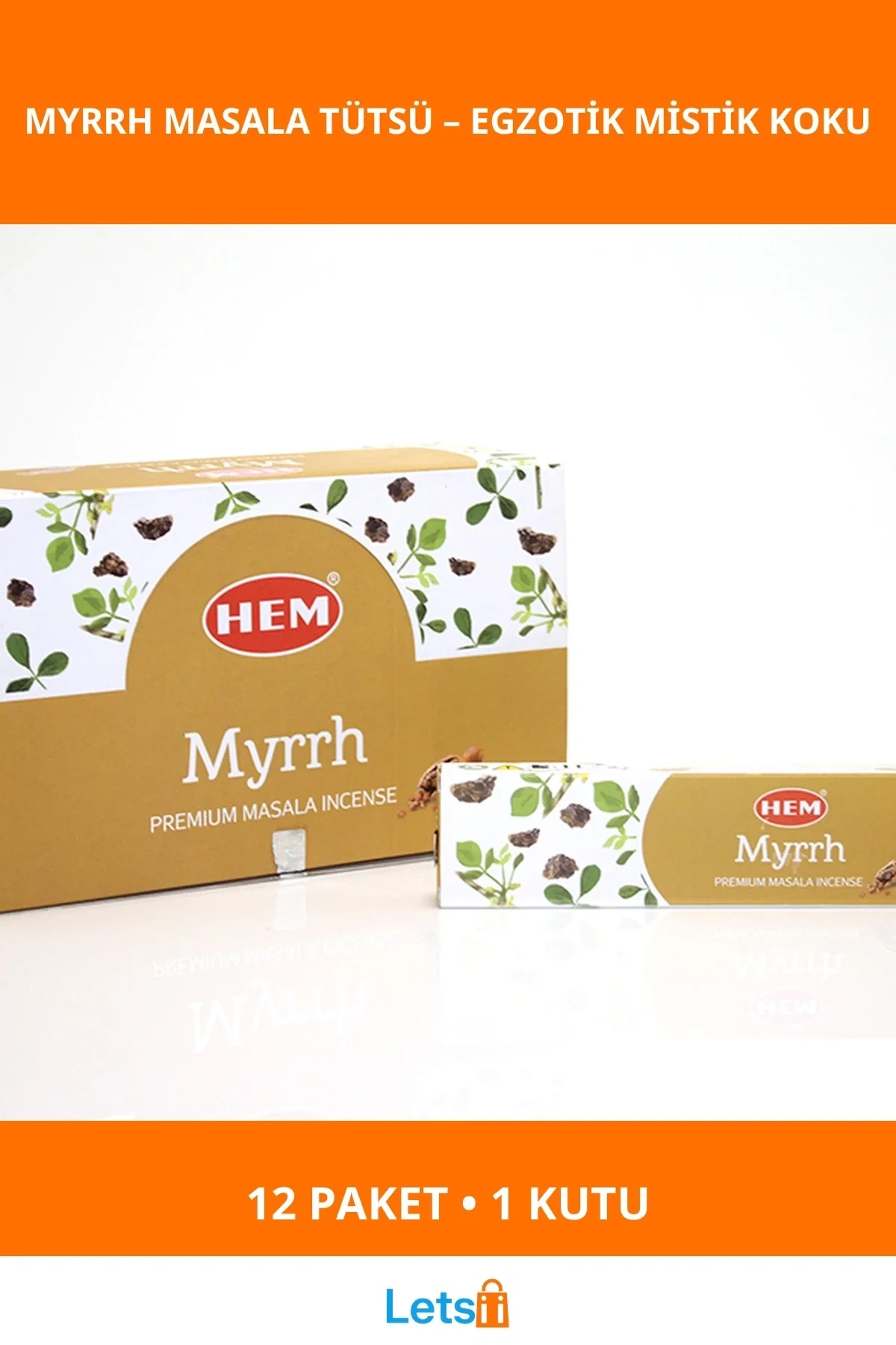 Mistik Egzotik Mür Esanslı Universal Masala Tütsü 12 Paket