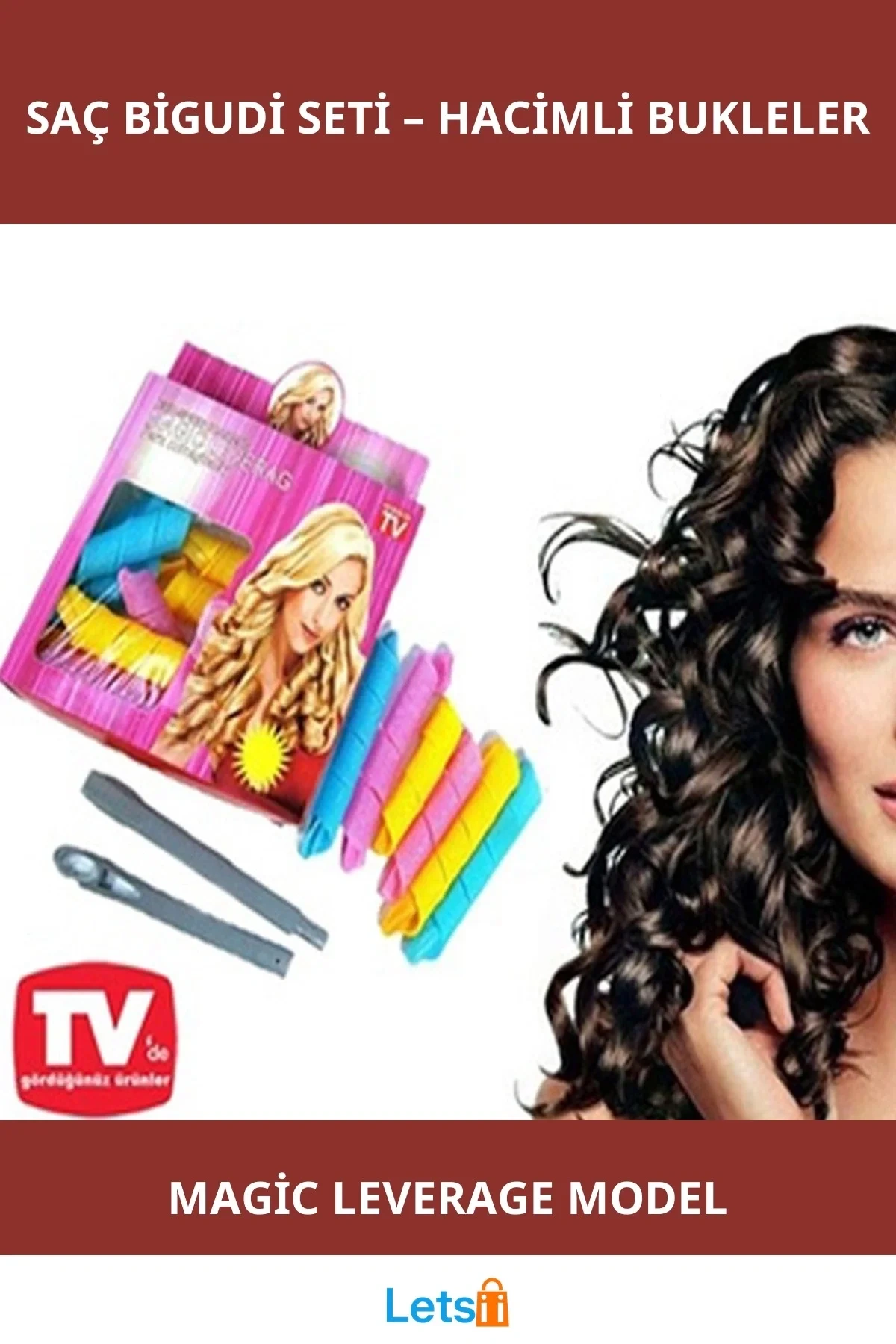 Mucize Saç Bigudisi Hacimli Bukleler İçin 16 Parça Set
