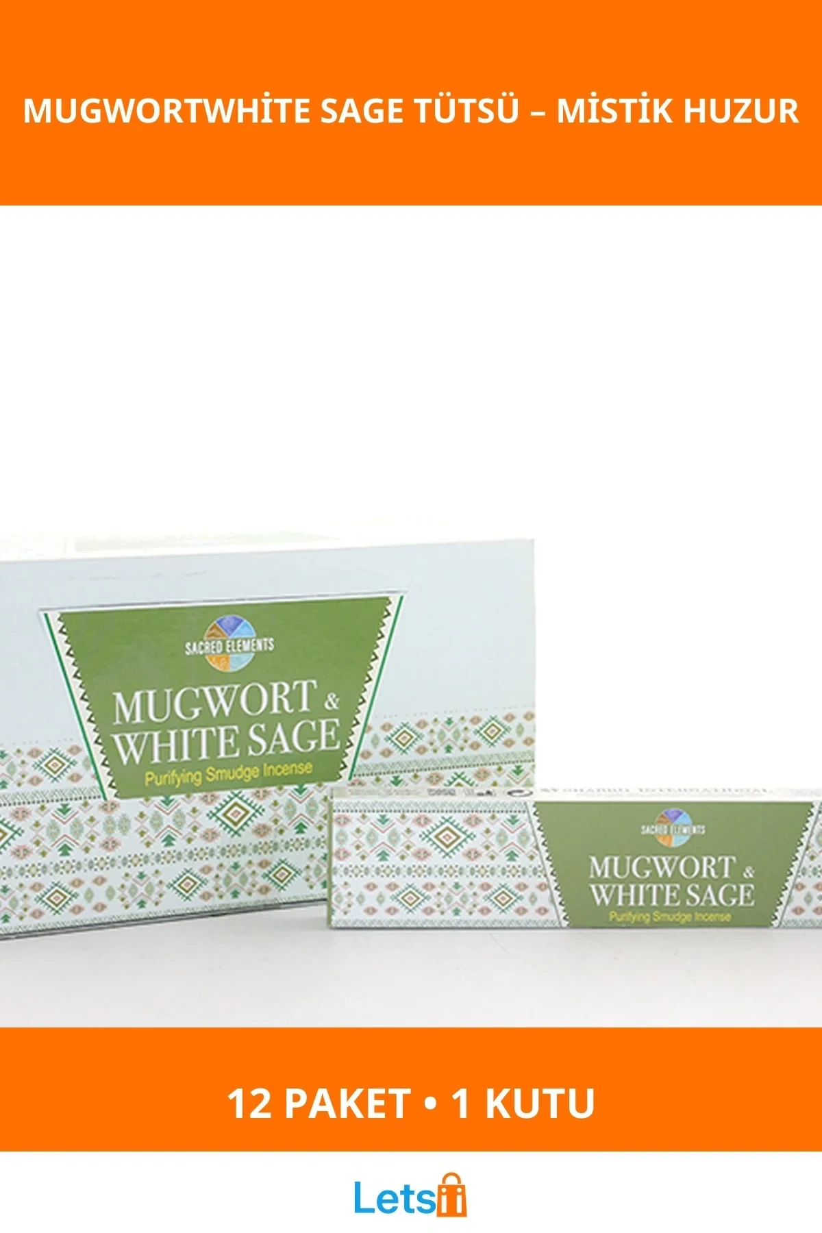 Mugwort & Beyaz Akçaağaç Aromalı Masala Çubuk Tütsü