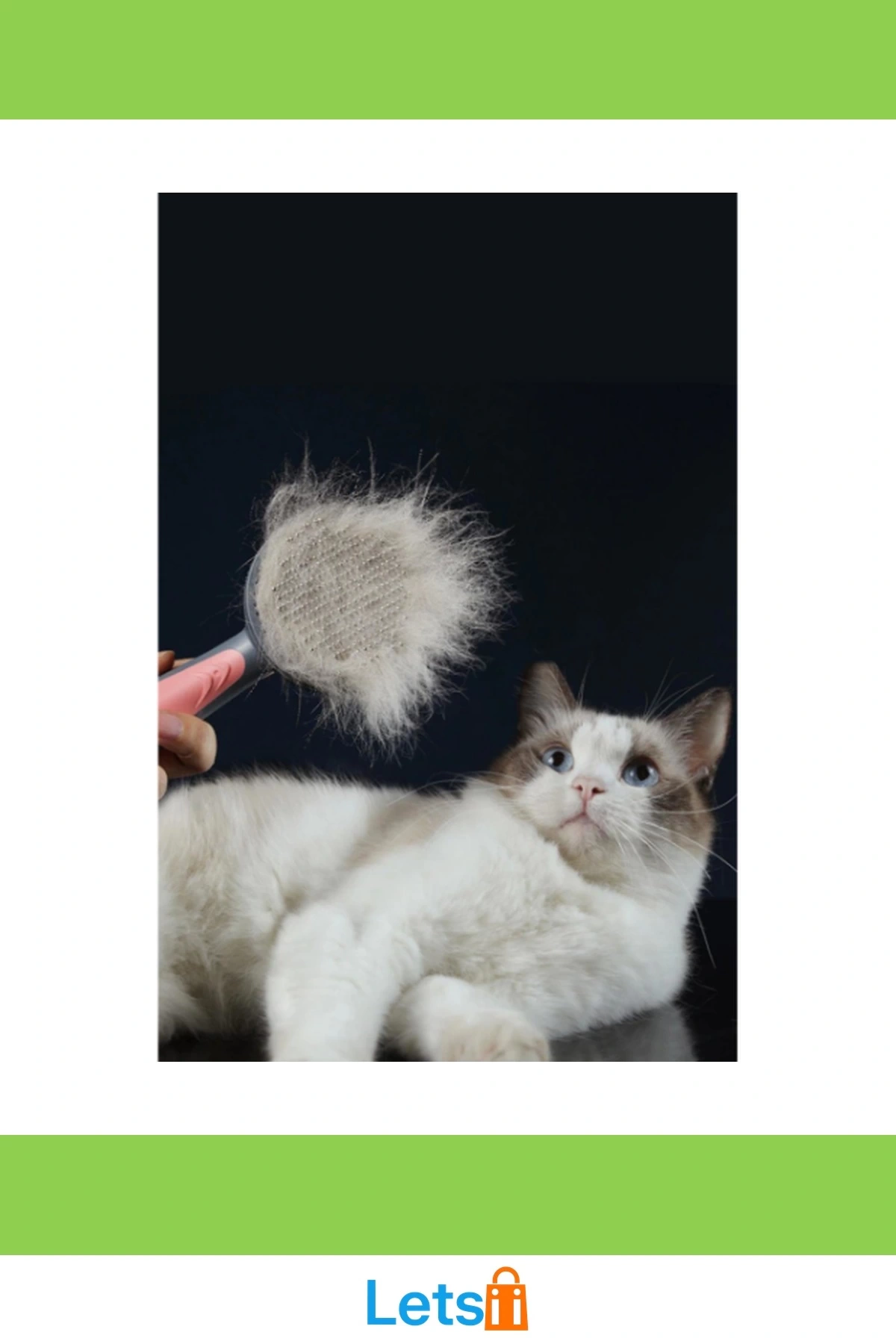 Otomatik Tuşlu Kendini Temizleyen Kedi Köpek Tarağı
