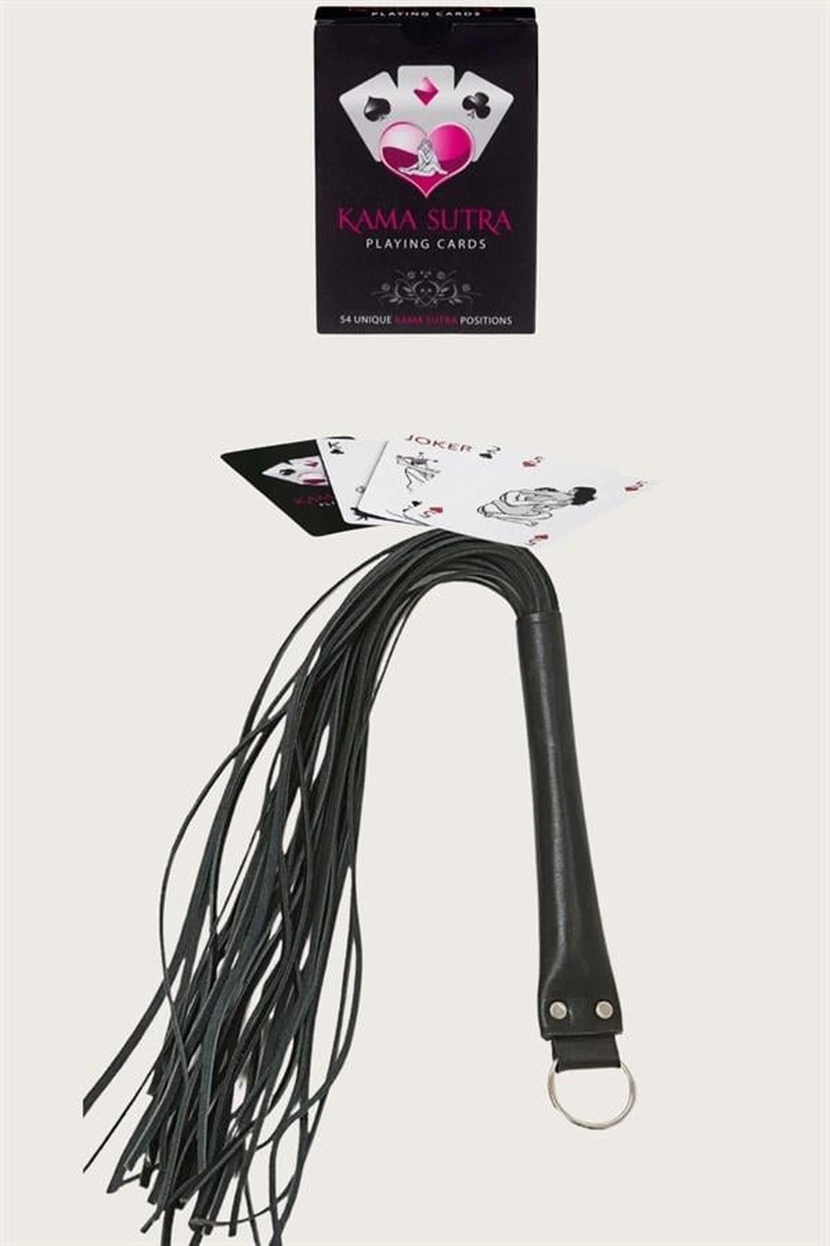 Oyun Kartı, Ağız Topu Ve Maske Fantezi Seti Siyah Renk