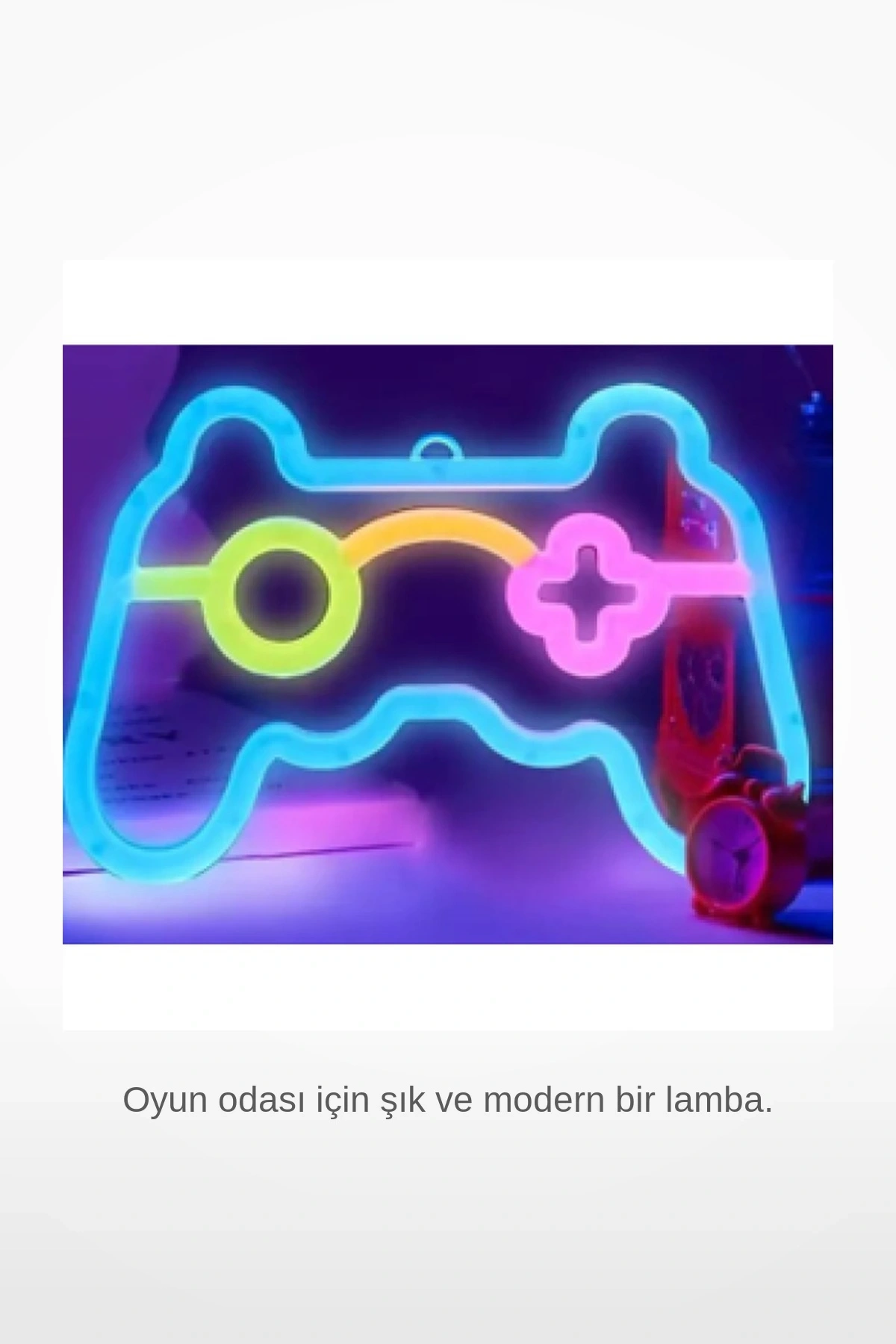 Oyun Konsolu Tasarımlı Neon LED Lamba