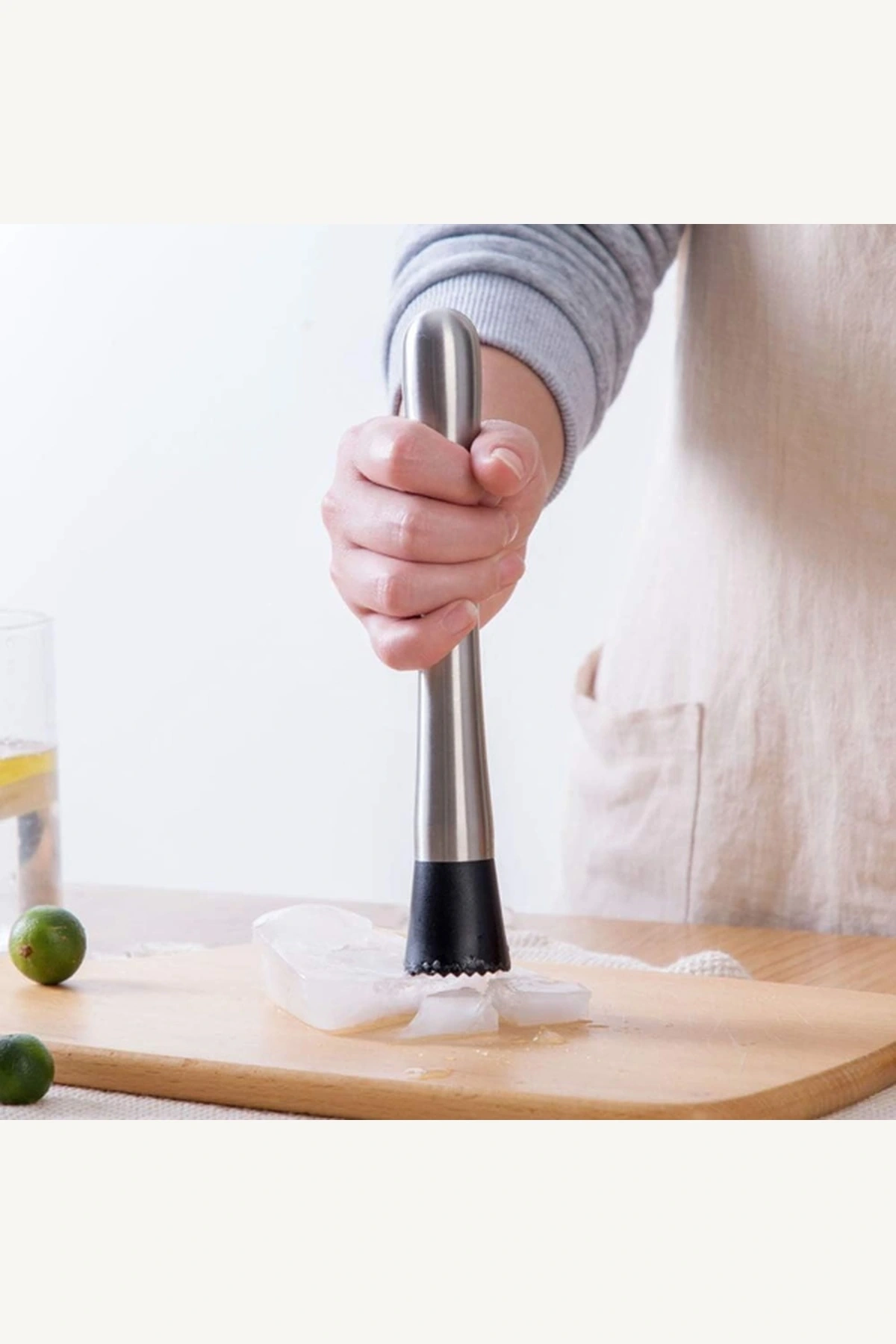 Paslanmaz Çelik Buz Kırıcı Çubuk Kokteyl Bar Aleti