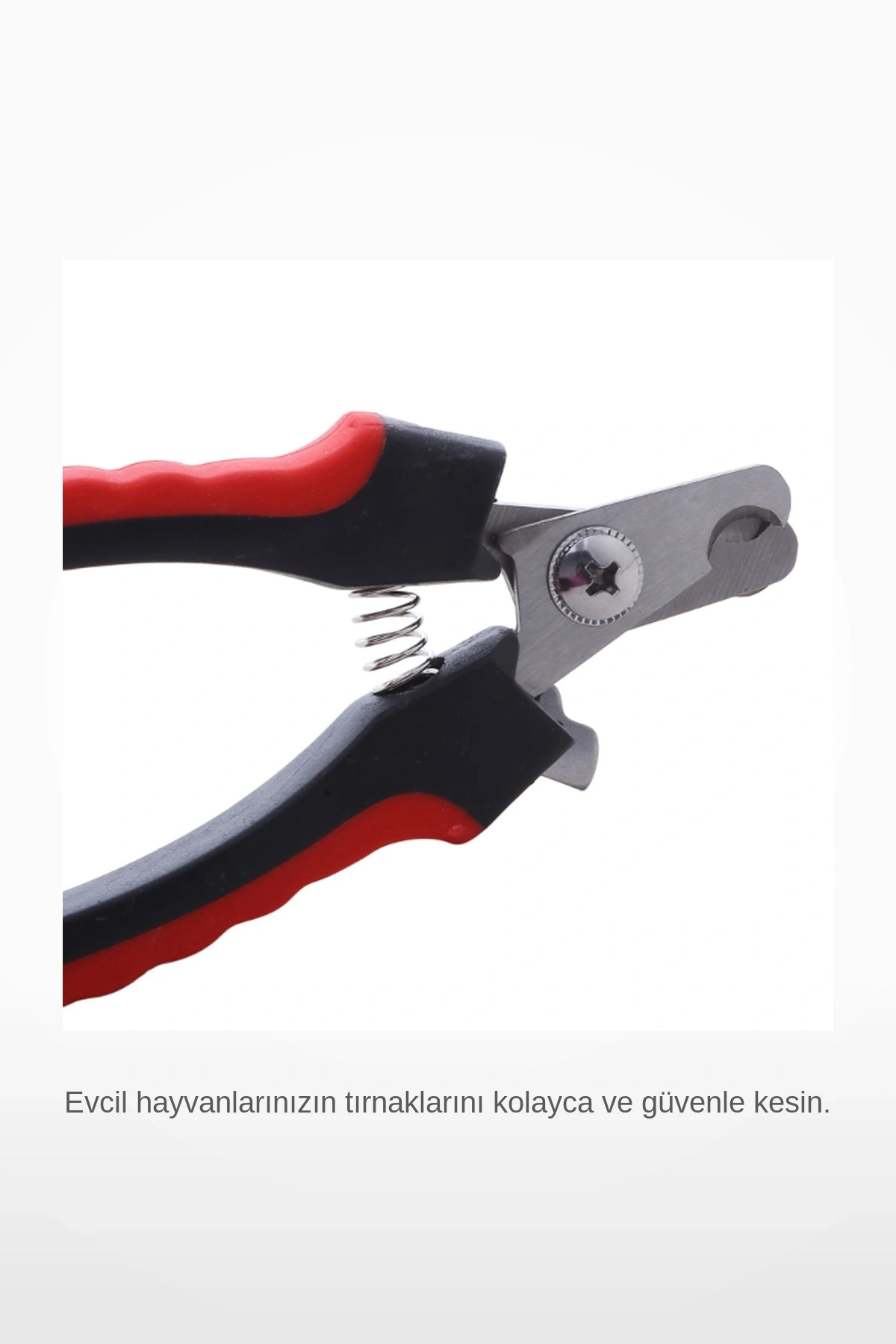 Paslanmaz Çelik Kilitli Evcil Hayvan Tırnak Makası ve Törpü Seti