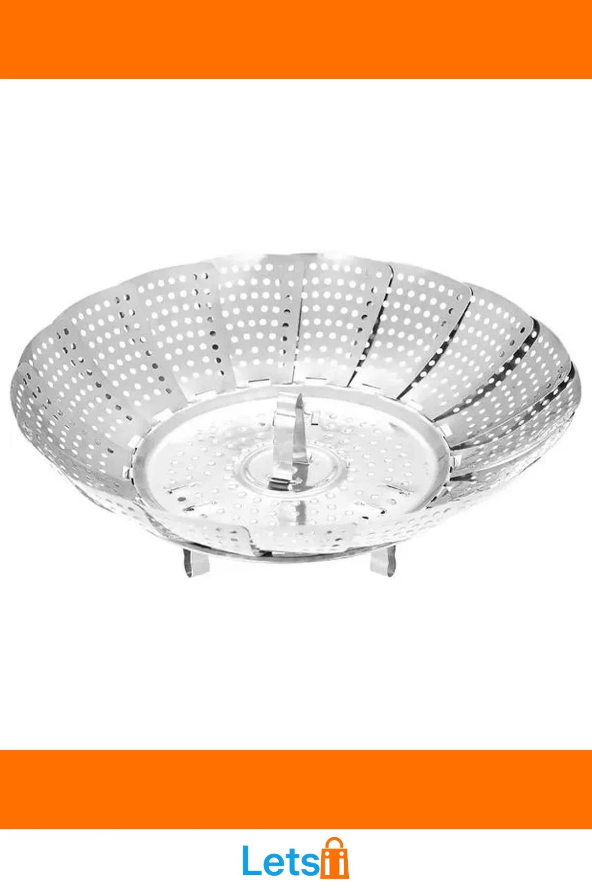 Paslanmaz Çelik Sağlıklı Buharda Pişirme Sepeti 21cm