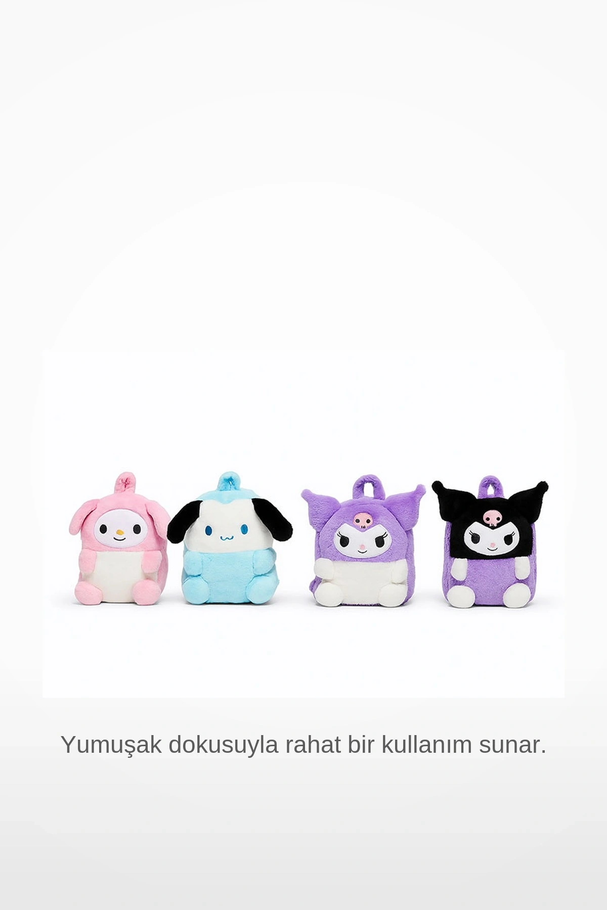 Peluş Kuromi My Melody Cinnamoroll Büyük Boy Sırt Çantası